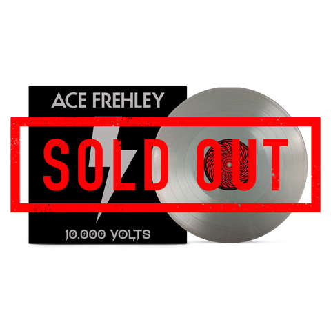 Ace Frehley - 10,000 Volts Silver Metallic Alt-Cover Vinyl