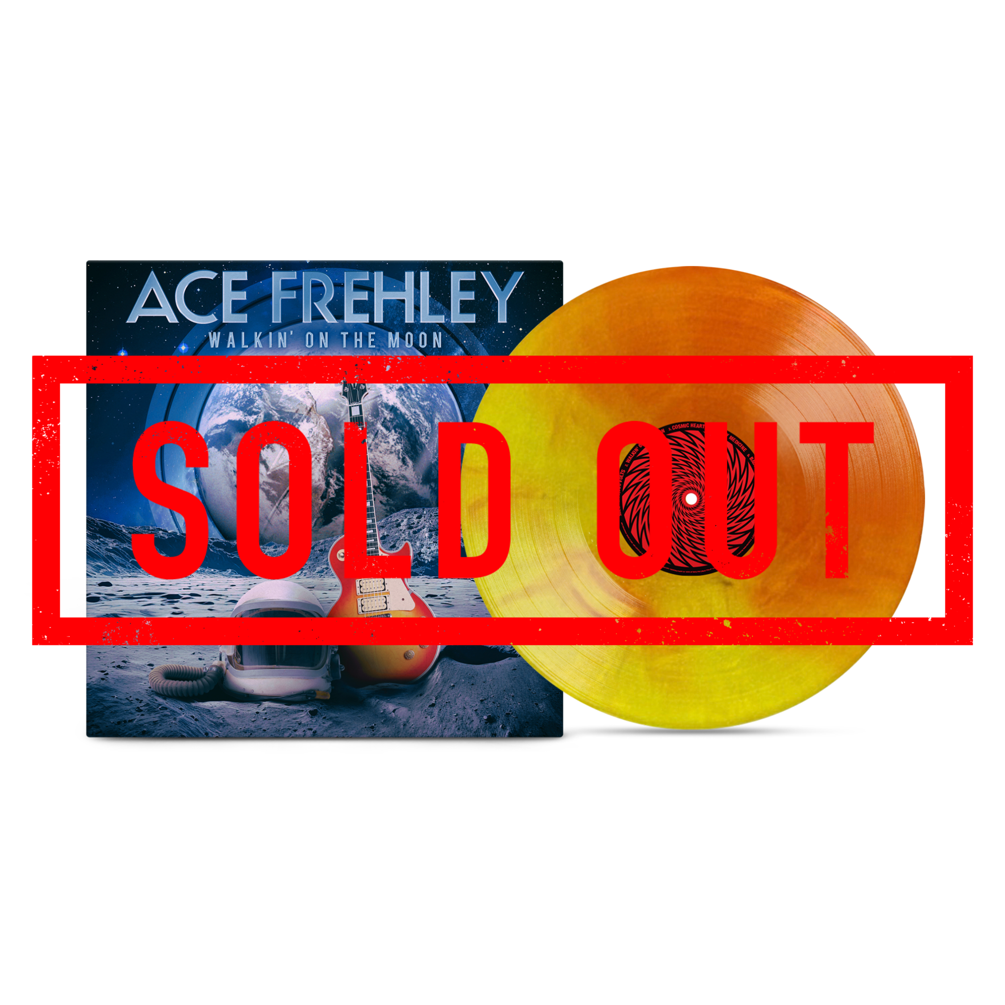 Ace Frehley - 10,000 Volts Solar Flare Alt-Cover Vinyl
