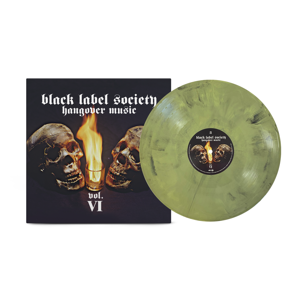 Black Label Society- Hangover Music VI- Greenish LP (Blemished)