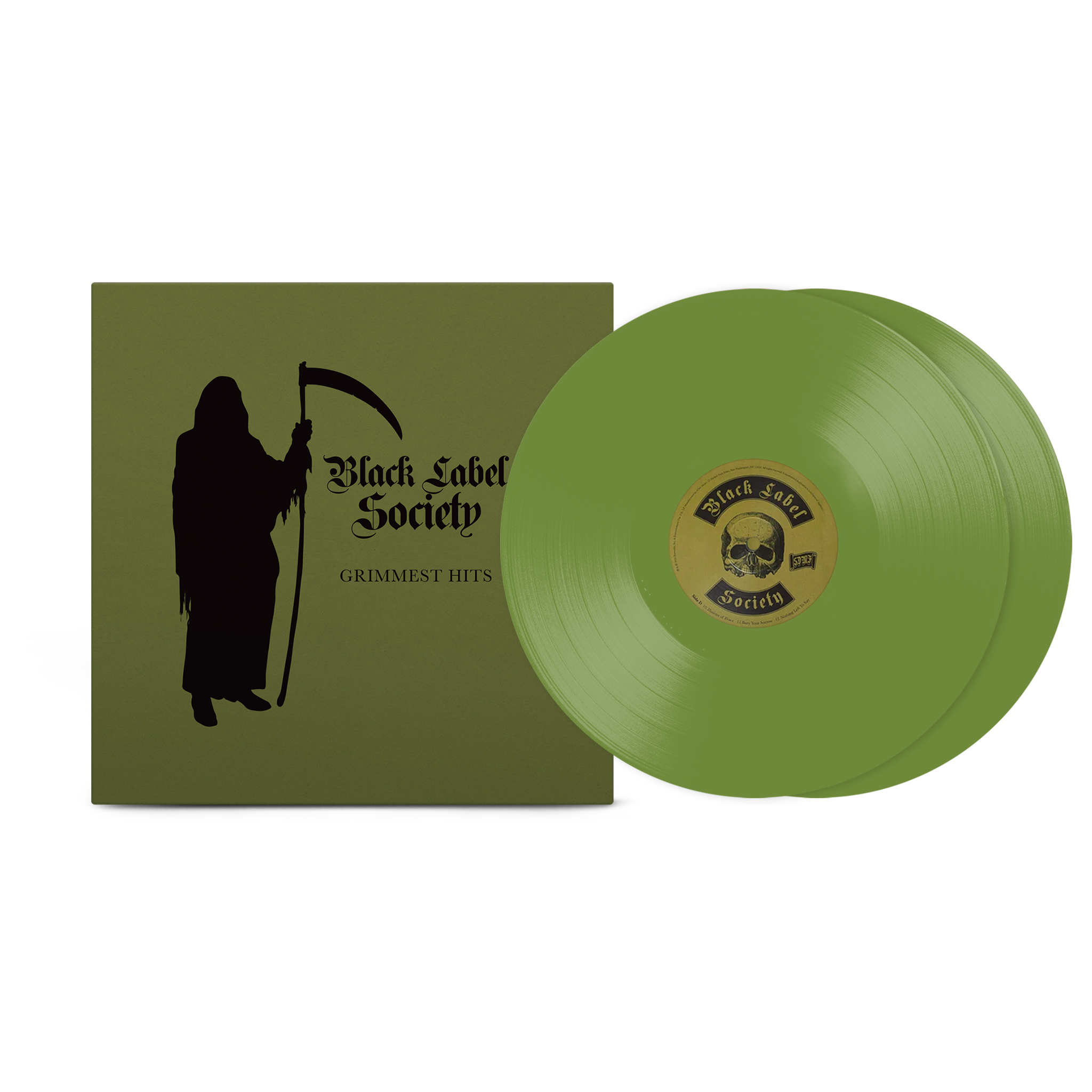 Black Label Society - Grimmest Hits on Forest Green Double Vinyl