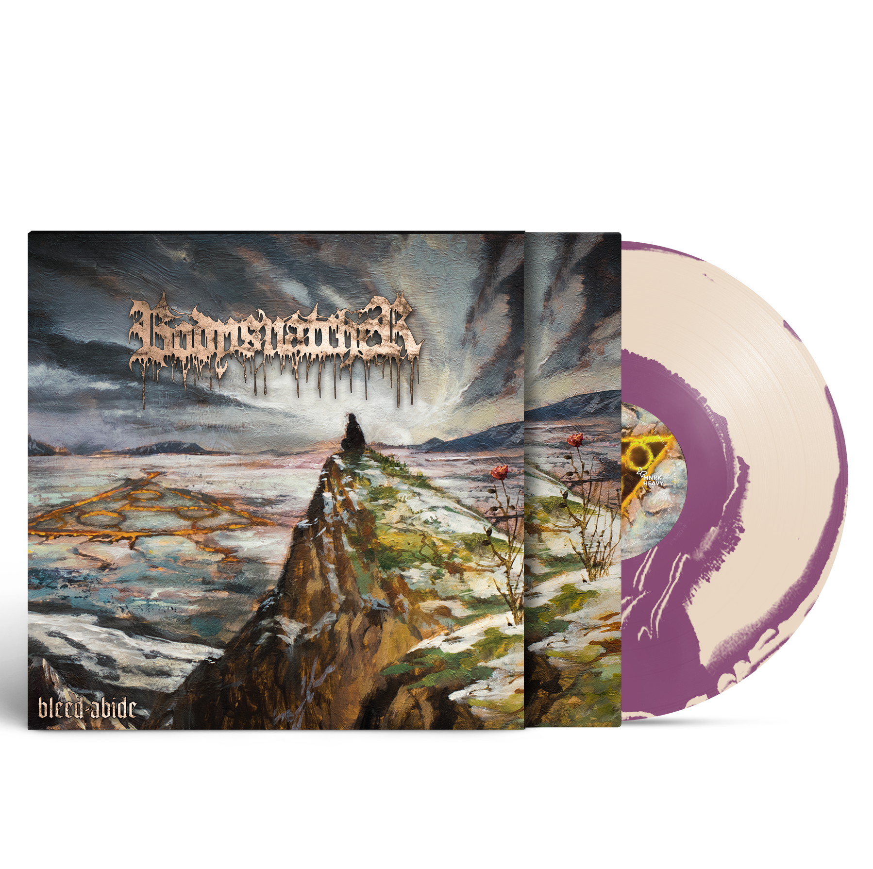 Bodysnatcher Bleed-Abide Orchid Bone Vinyl Shop Official Bodysnatcher Bleed-Abide Merch MNRK Heavy