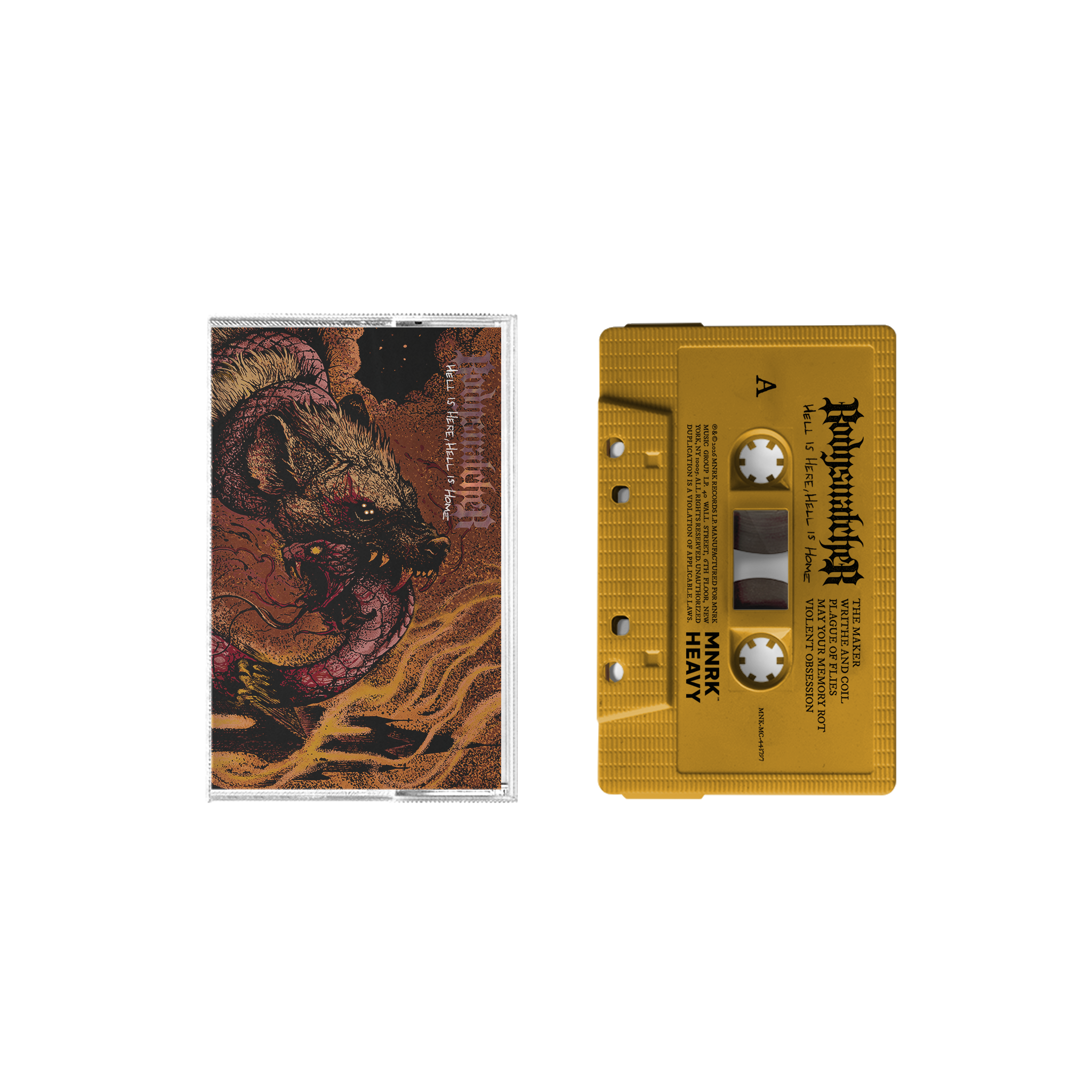 Bodysnatcher - Hell is Here, Hell Is Home on Cassette
