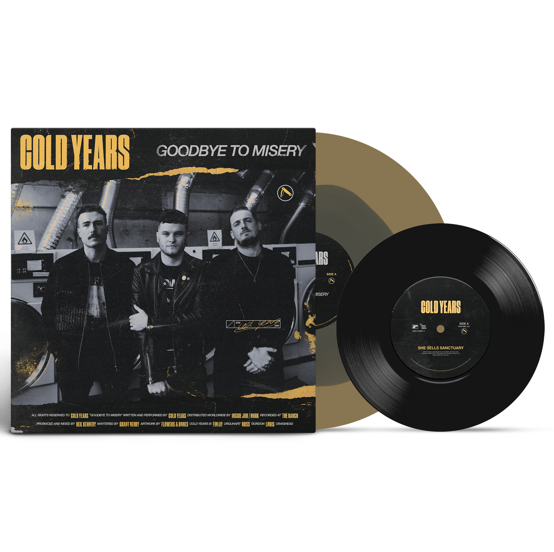 Official merchandise of Cold Years. Available Now On MNRK Heavy.