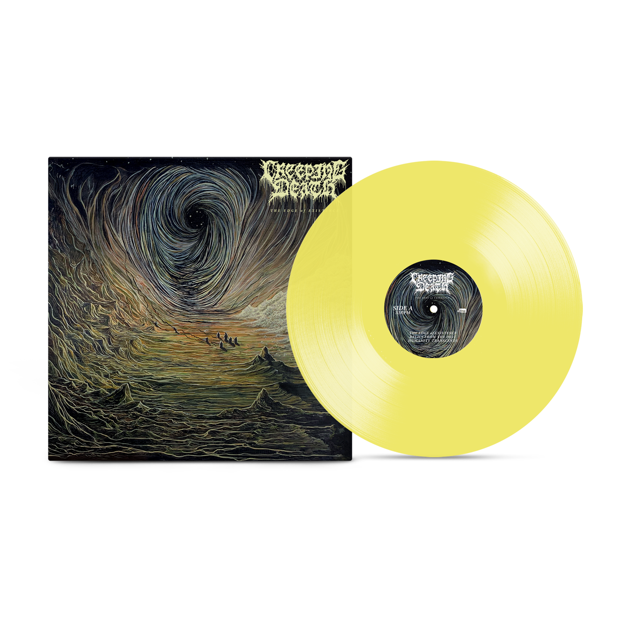 Creeping Death The Edge of Existence Vinyl Shop Creeping Death Merch Death Metal Band MNRK Heavy