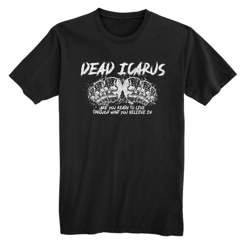 Dead Icarus - Ready To Live Black Tee Shirt