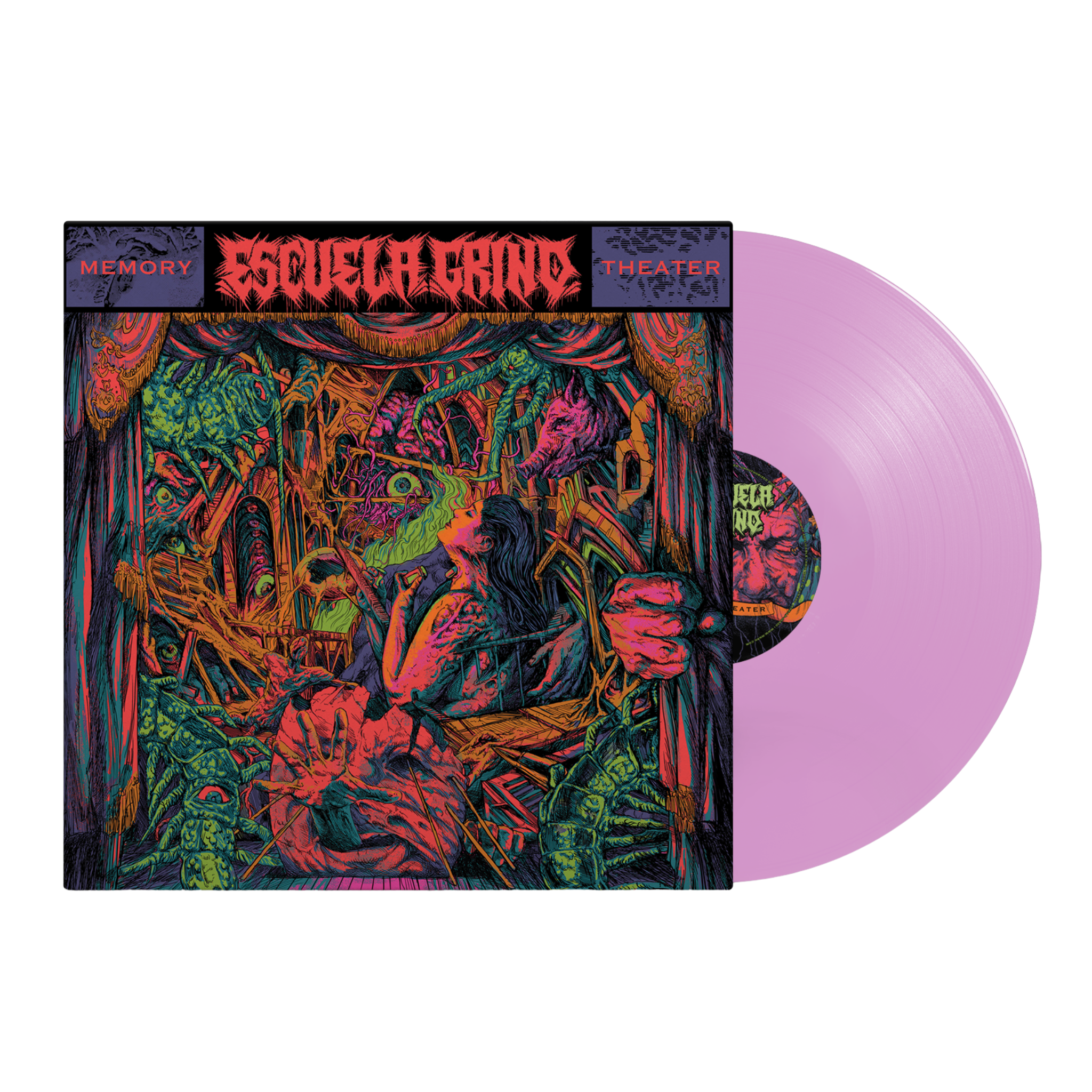 Pink Vinyl of Memory Theater available now on MNRK Heavu