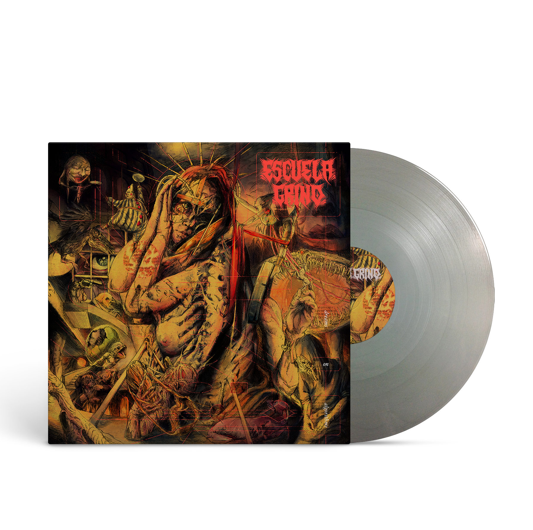Escuela Grind - Dreams On Algorithms Metallic Silver Vinyl LP