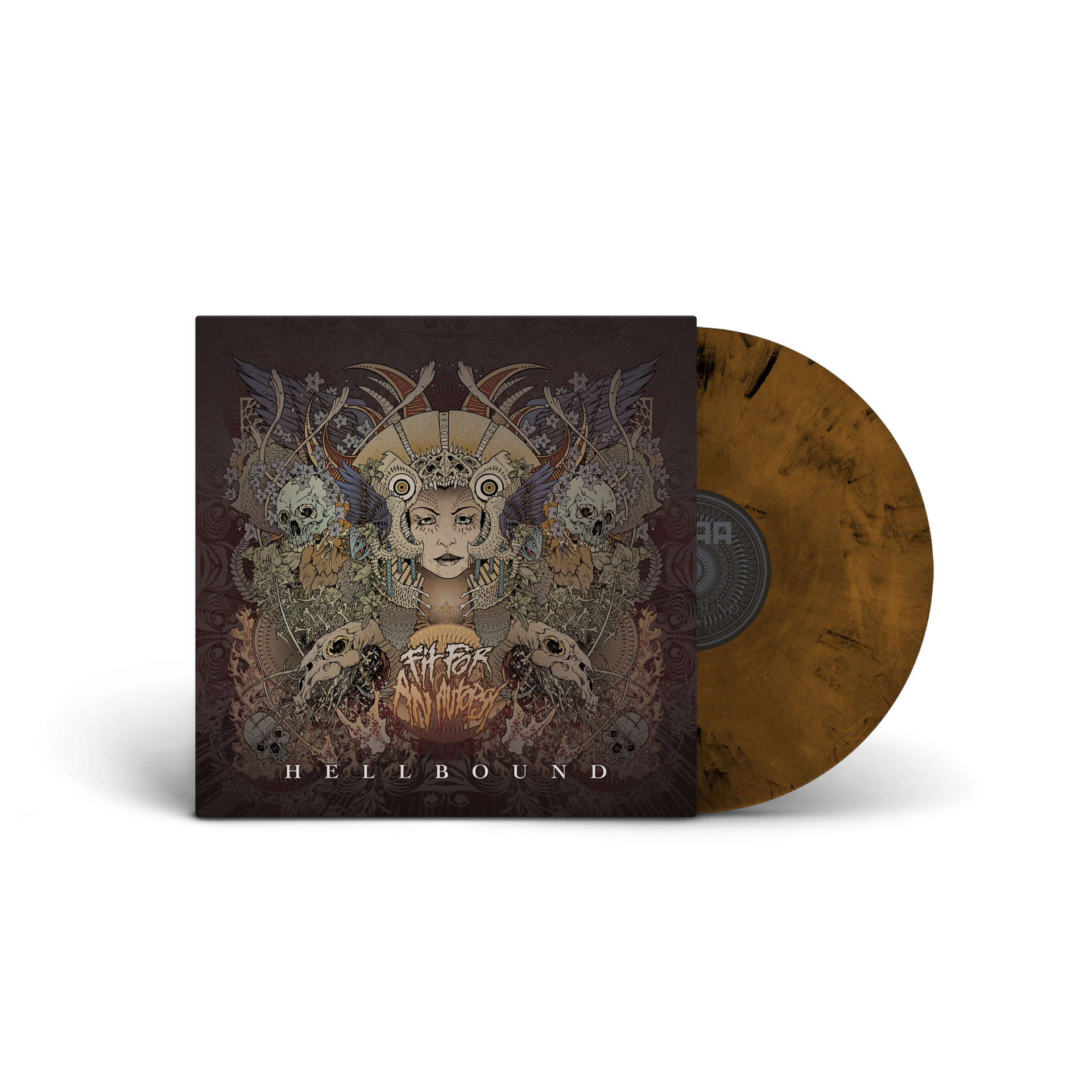 Fit For An Autopsy - "Hellbound" Brown w/ Black Marble Vinyl LP (Blemished)
