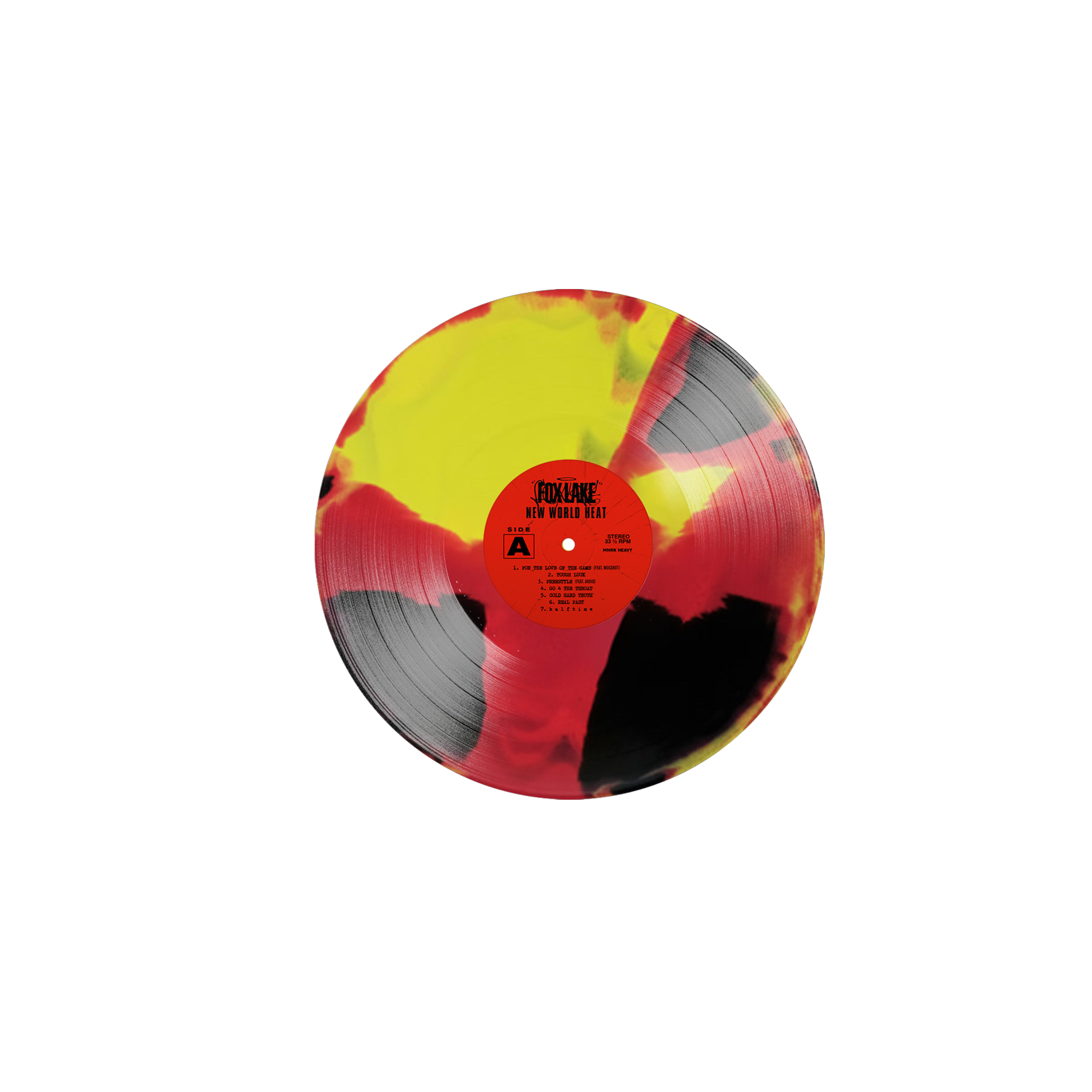 Fox Lake - New World Heat Canary Yellow Magenta and Black Vinyl