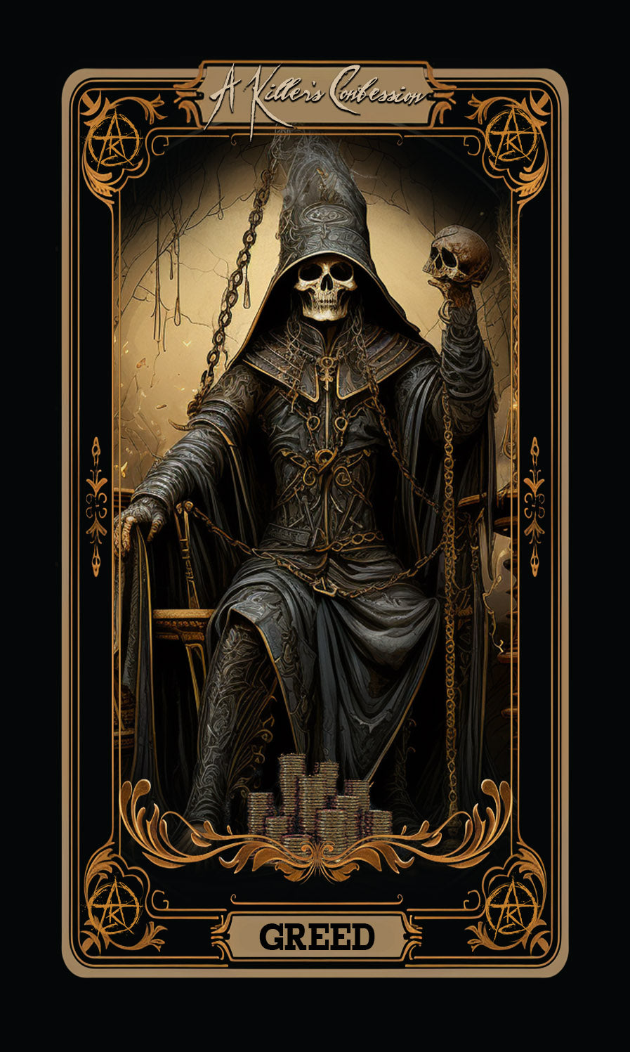 A Killer's Confession - Tarot Card Box