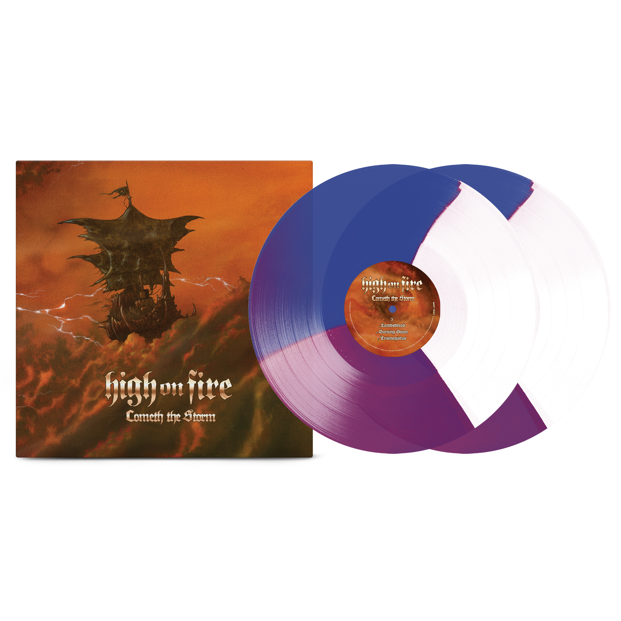 High on Fire - Cometh The Storm Tri-Color Vinyl + High on Fire + Cometh The Storm Compact Disc Bundle