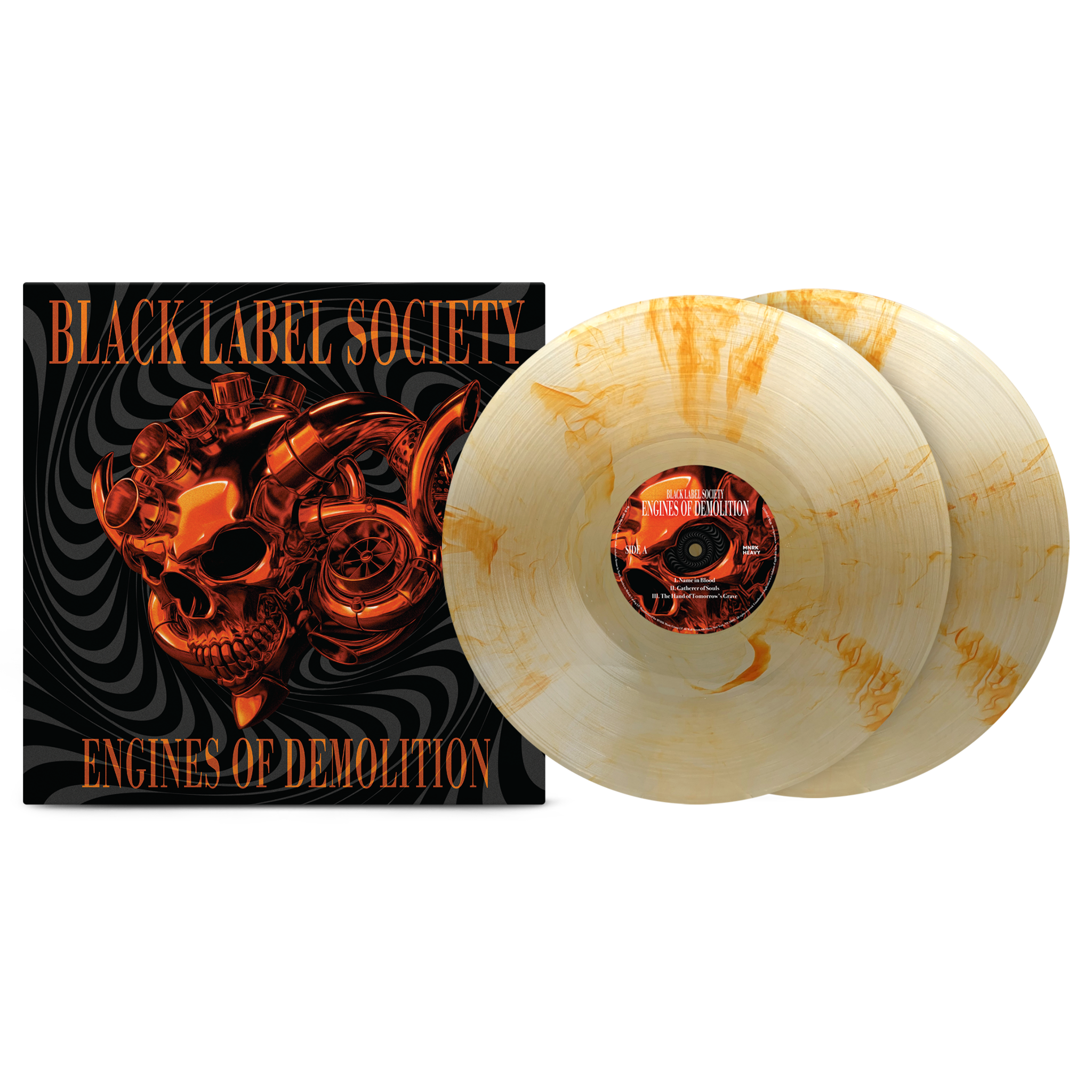 Black Label Society – Engines of Demolition on Orange Crush Clear Vinyl