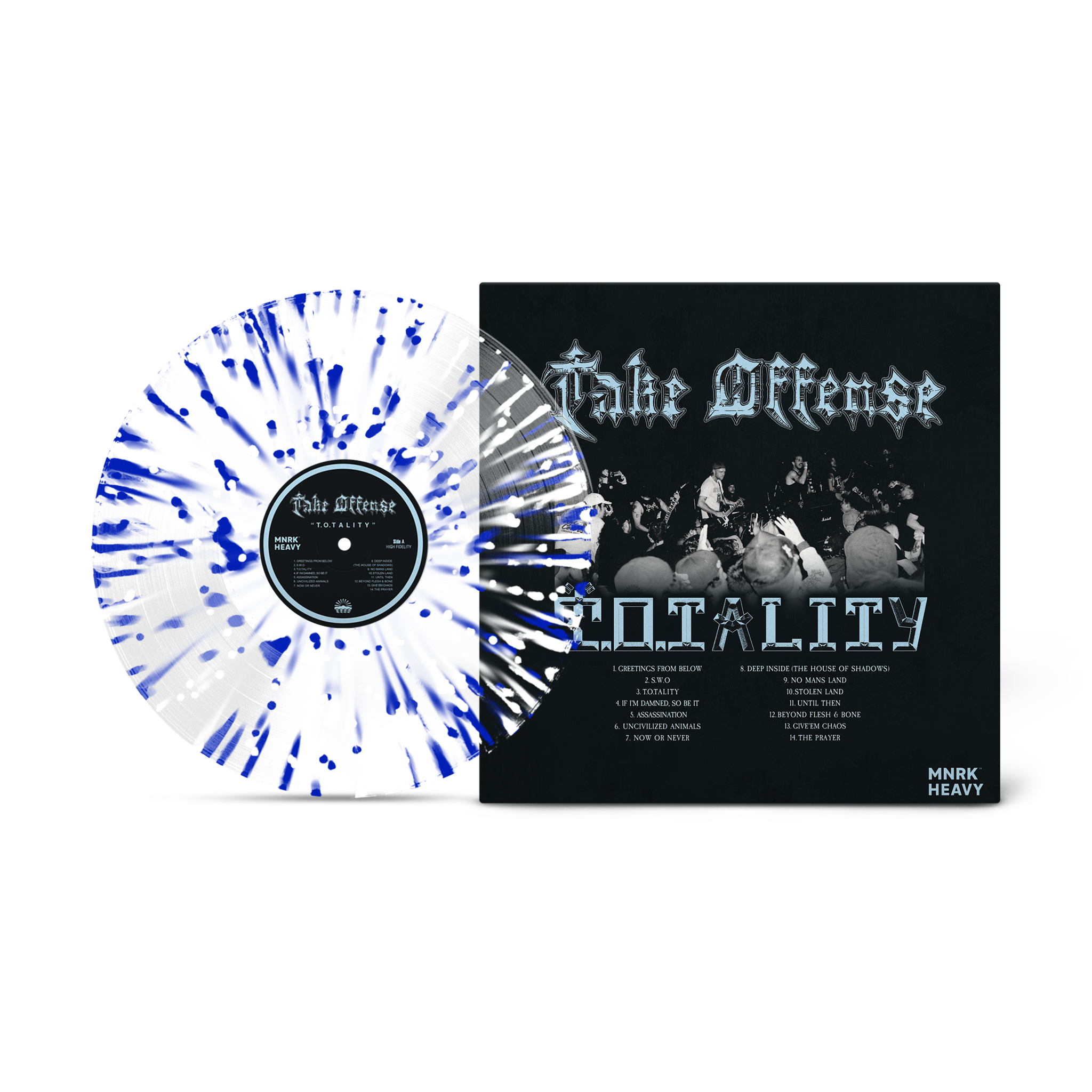 Take Offense - T.O.tality Clear Cobalt Splatter