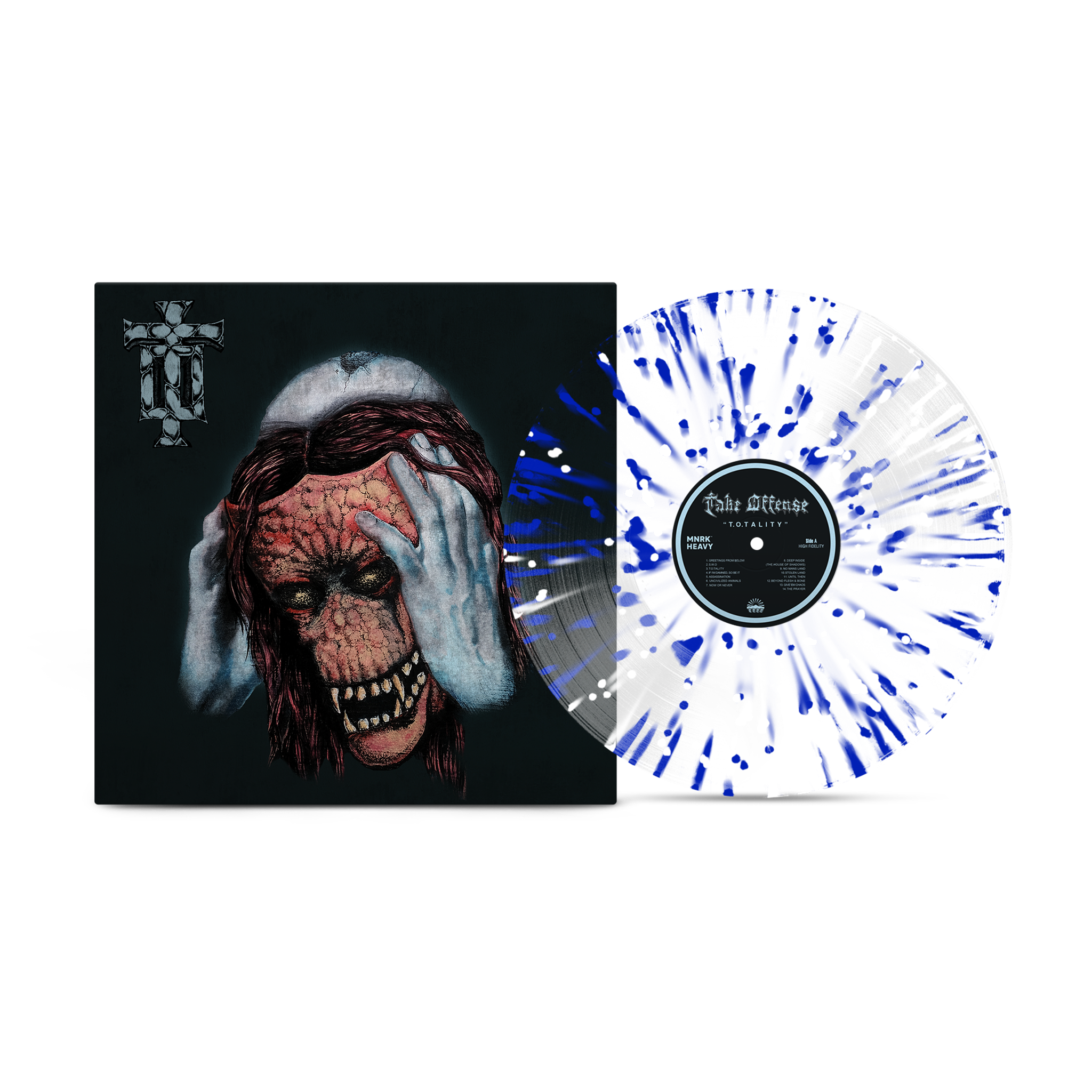 Take Offense - T.O.tality Clear Cobalt Splatter