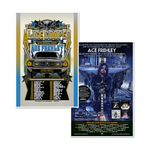 Alice Cooper + Ace Frehley Poster