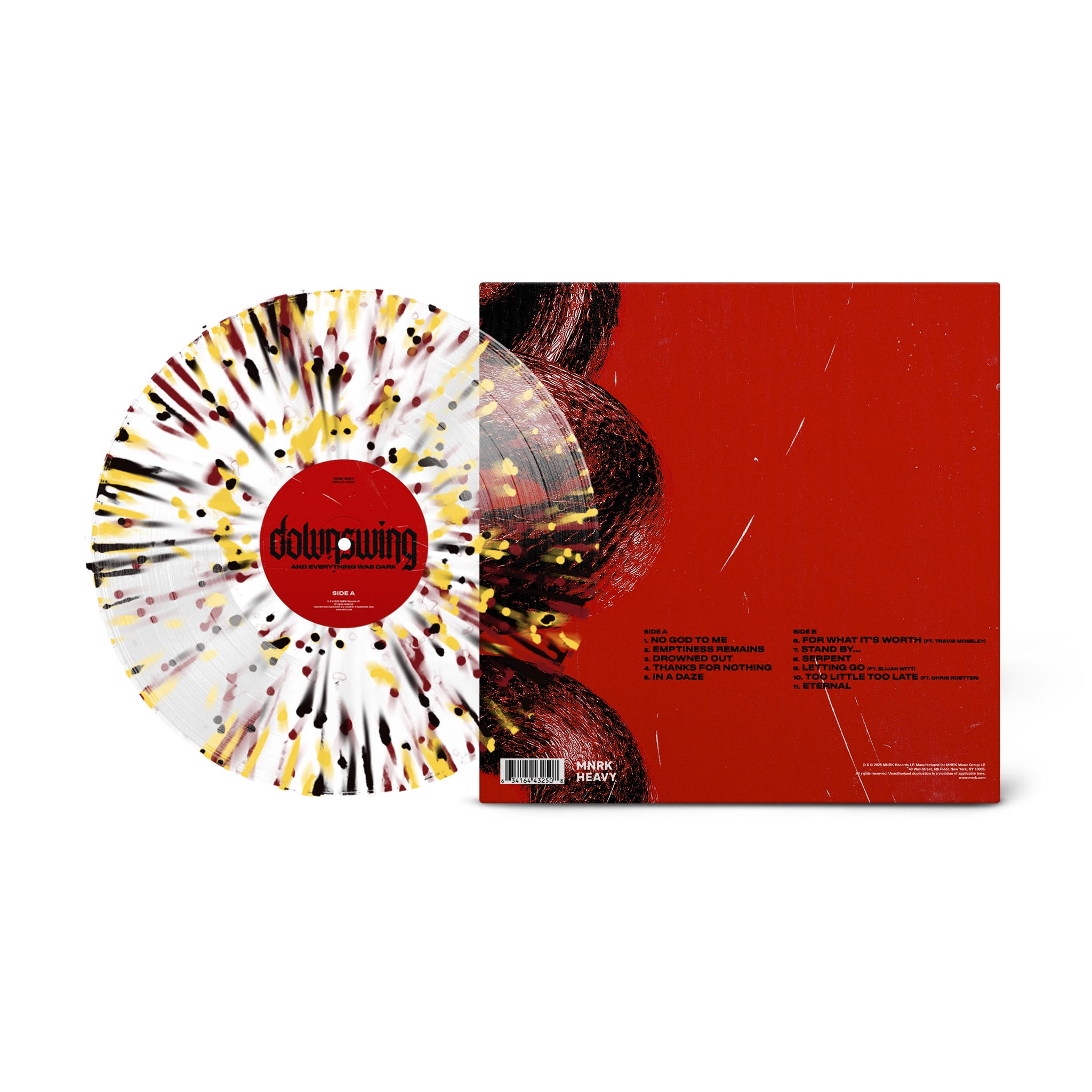 Downswing - And Everything Was Dark 3 Color Splatter Vinyl