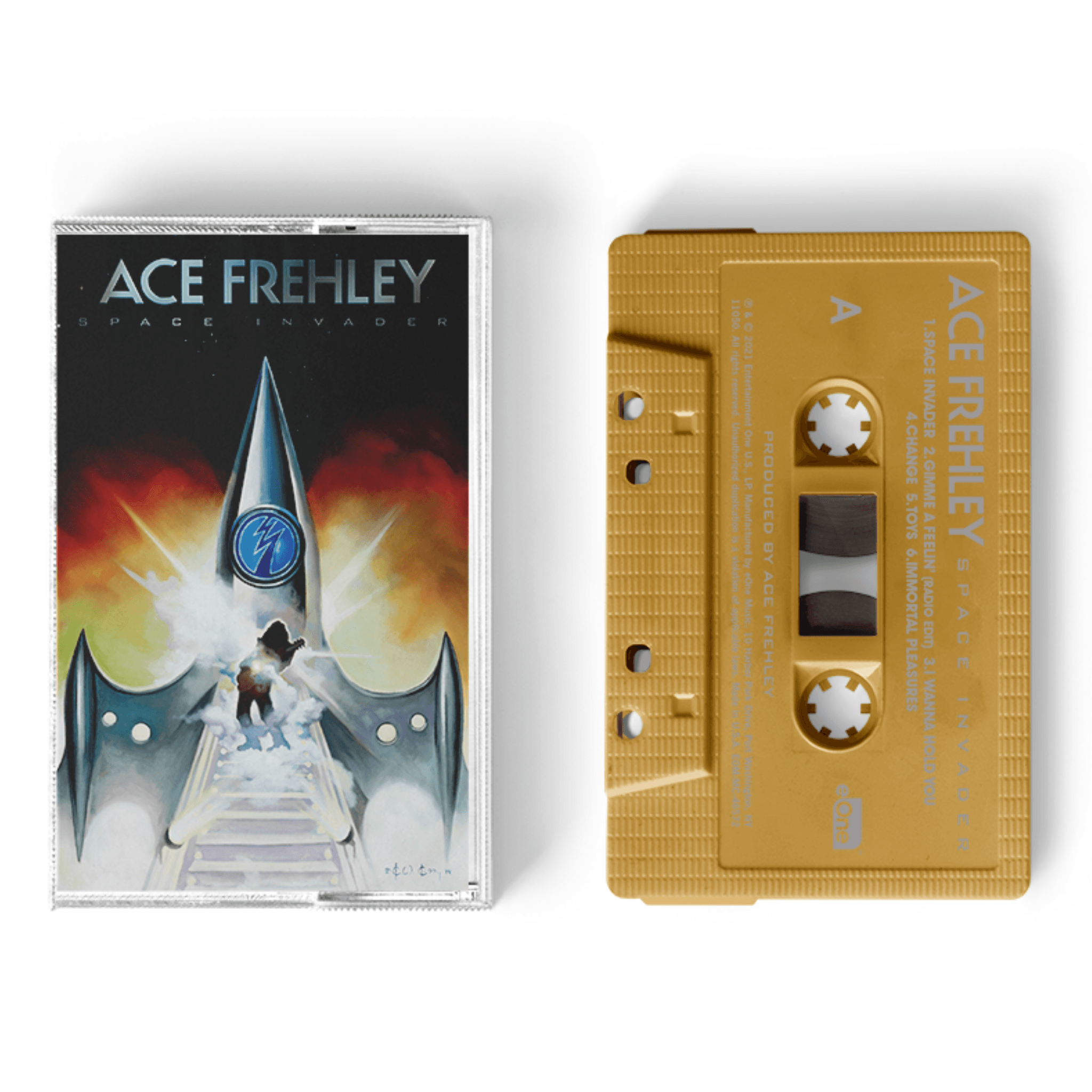 Ace Frehley Space Invader Yellow Cassette