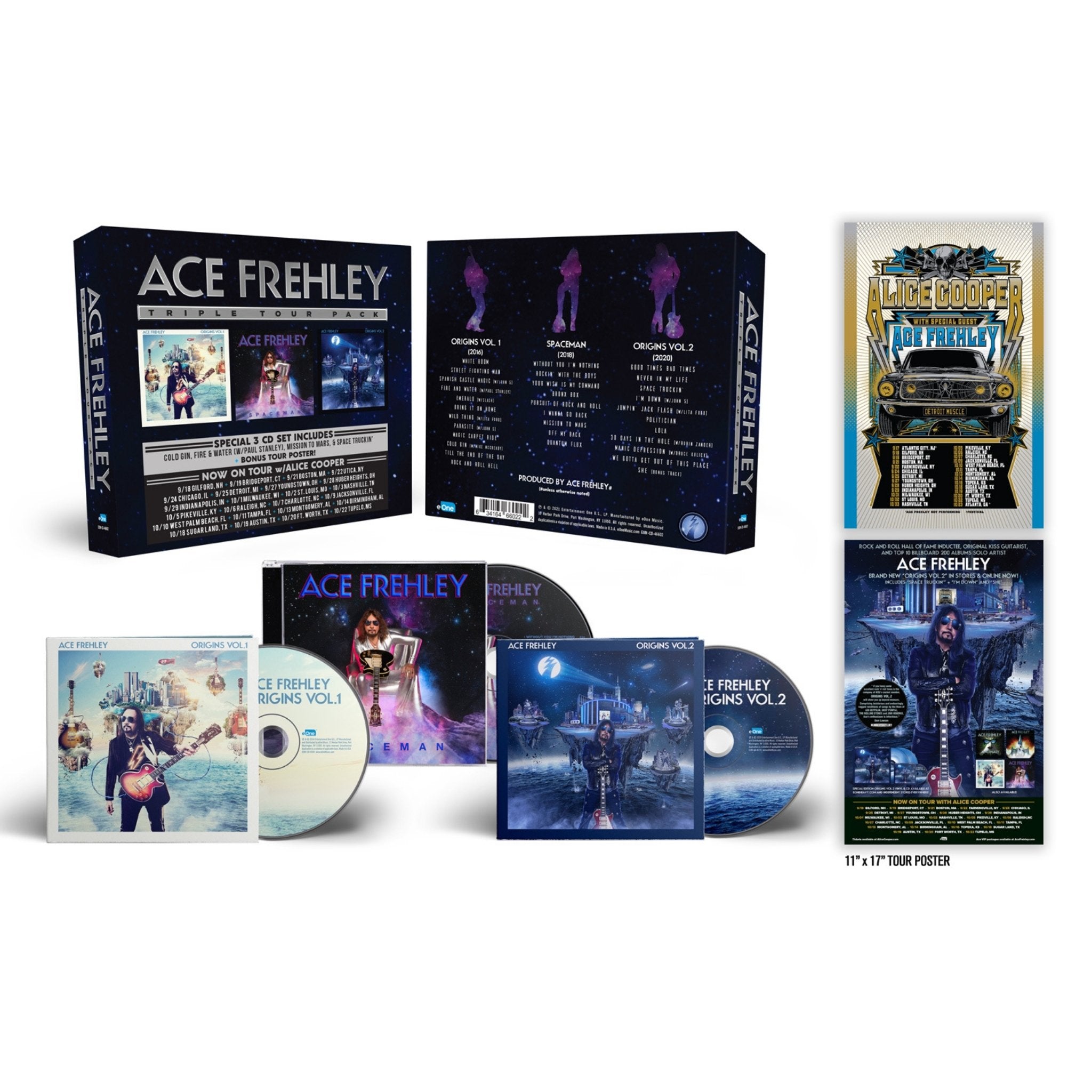 Ace Frehley Triple Tour Pack