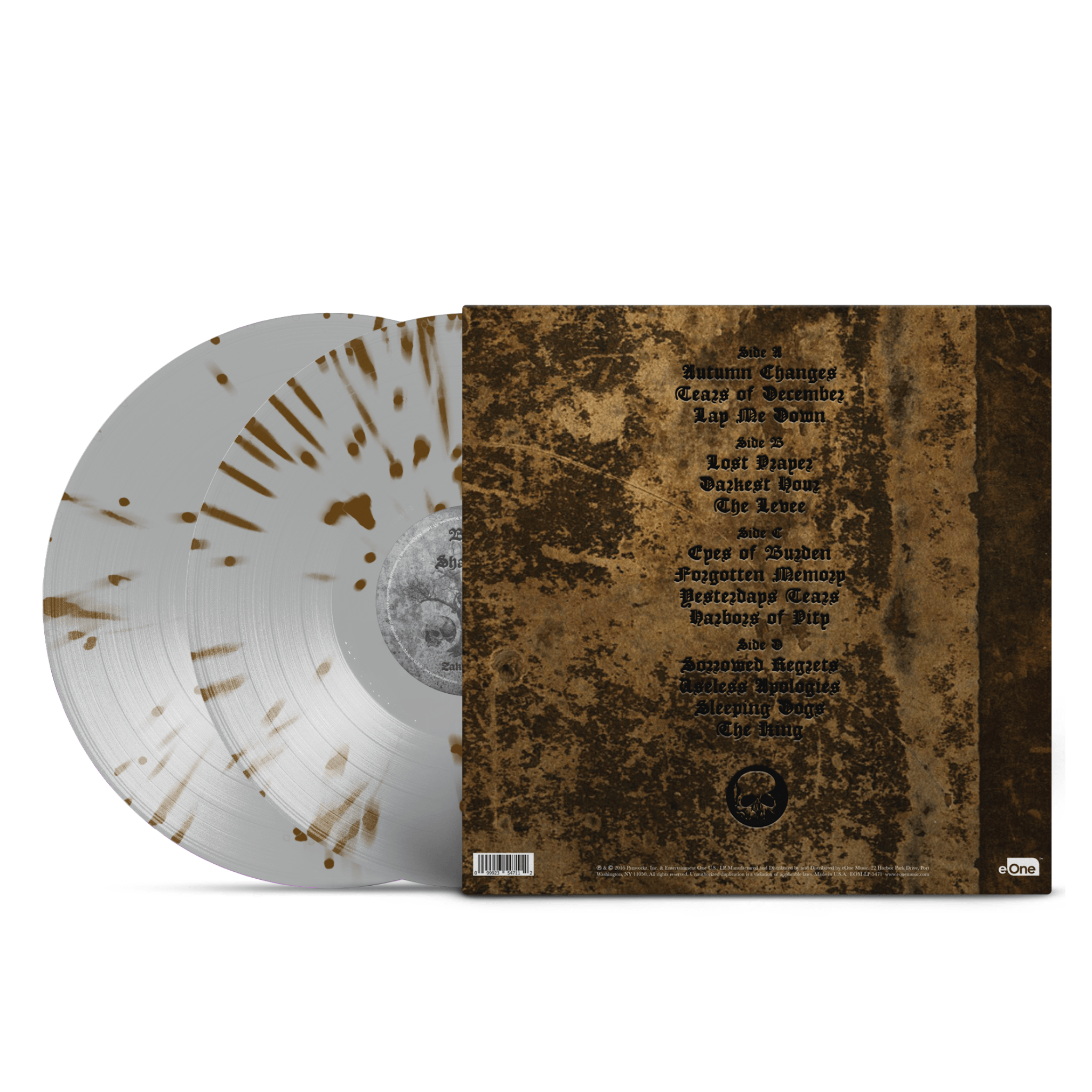 Zakk Wylde Book of Shadows Black Label Society Book of Shadows II Vinyl Silver Brown Splatter