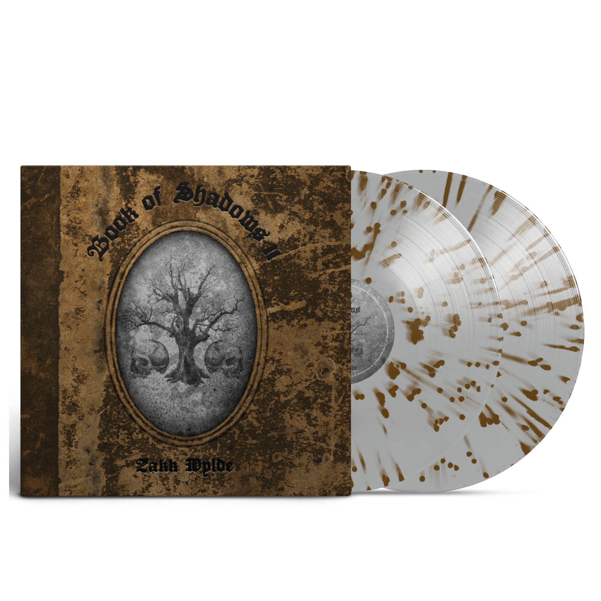 Zakk Wylde Book of Shadows Black Label Society Book of Shadows II Vinyl Silver Brown Splatter