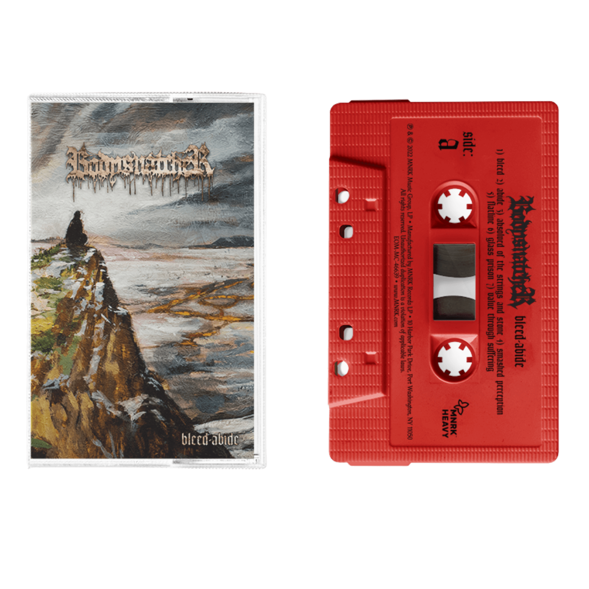 Bodysnatcher Official Merchandise Bleed-Abide Cassette Tape