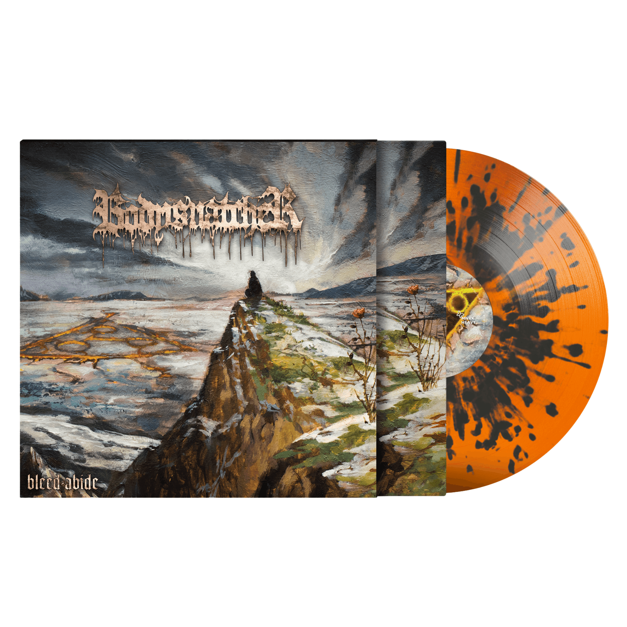 Bodysnatcher Bleed-Abide US Merch Orange Crush LP