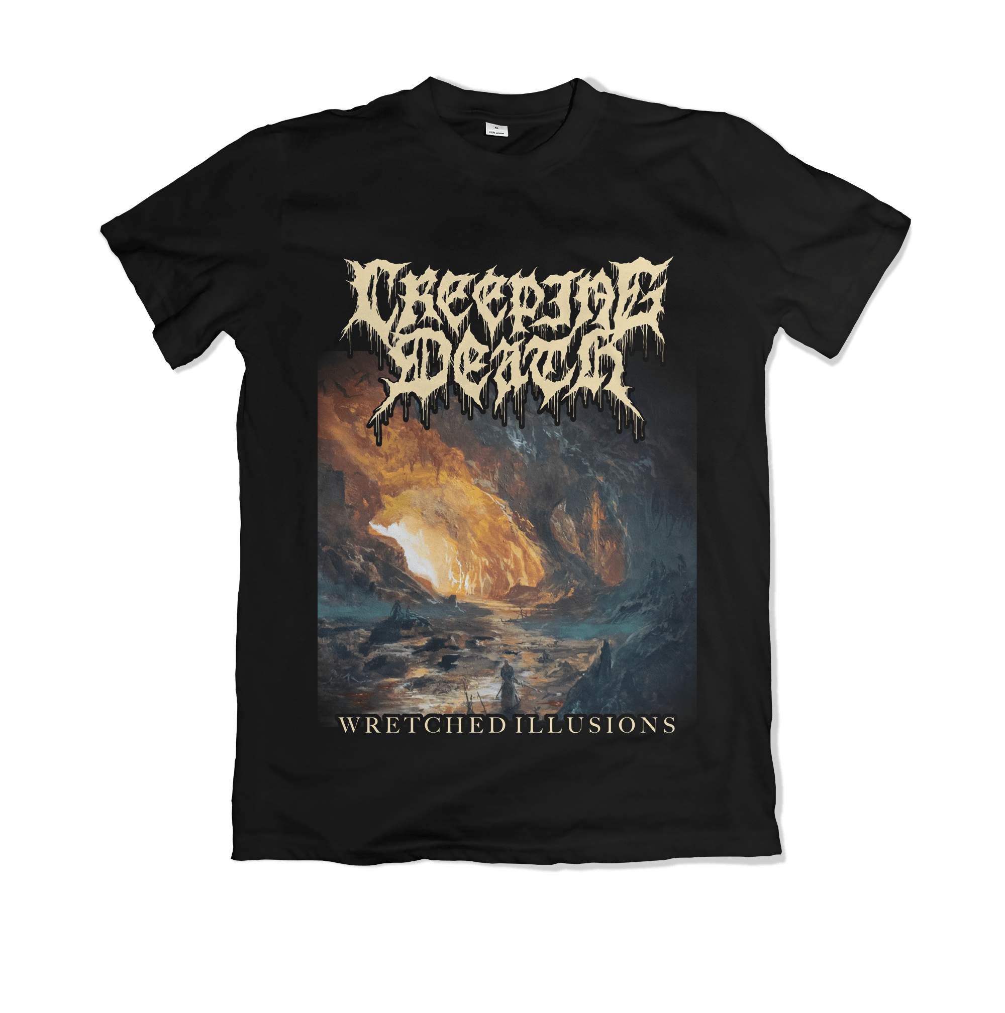 Creeping Death - Wretched Illusions Album Art Shirt - MNRK Heavy