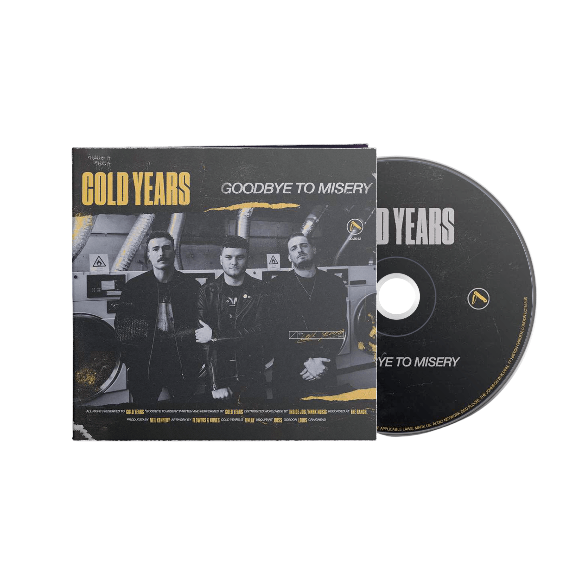 Cold Years Goodbye To Misery CD Cold Years Official Merchandise