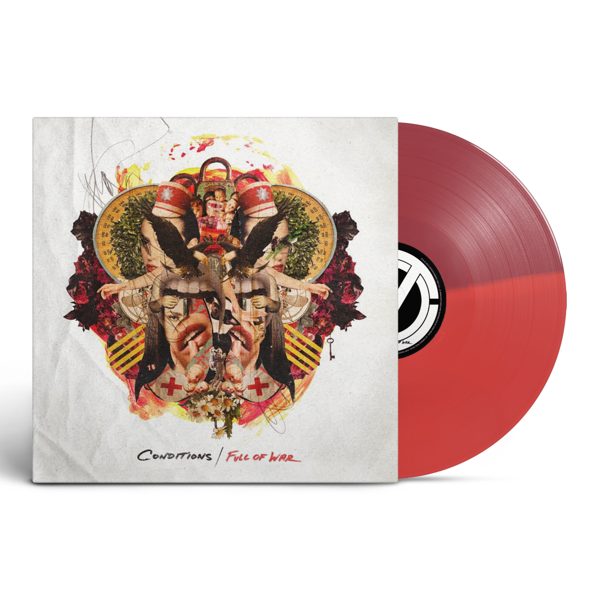 Half/Half Vinyl Variant for Conditions. Available on MNRK Heavy