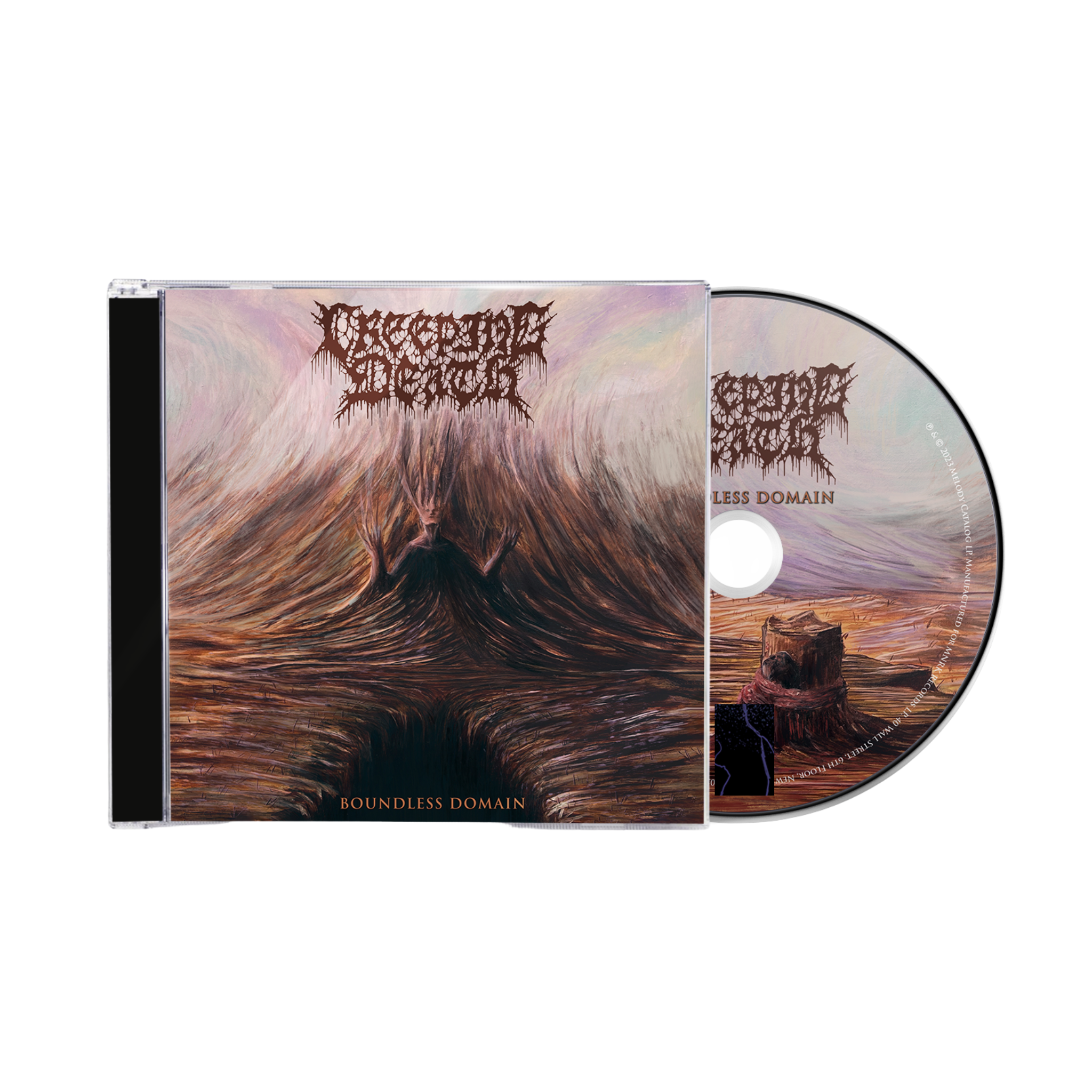 Creeping Death Merch Boundless Domain CD Creeping Death Band Death Metal MNRK Heavy Merch
