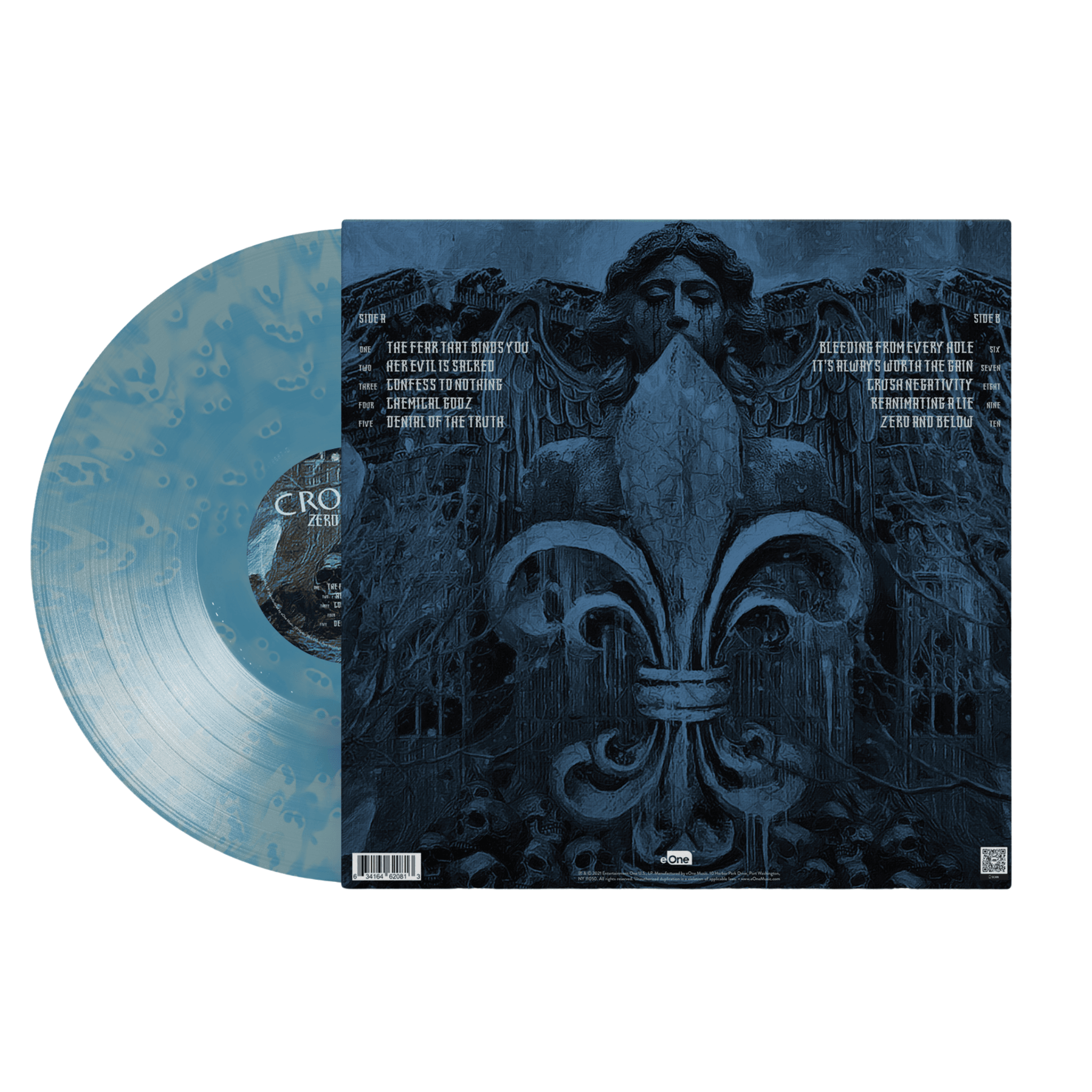 Crowbar Zero And Below Album Blue Ghost Vinyl Crowbar NOLA