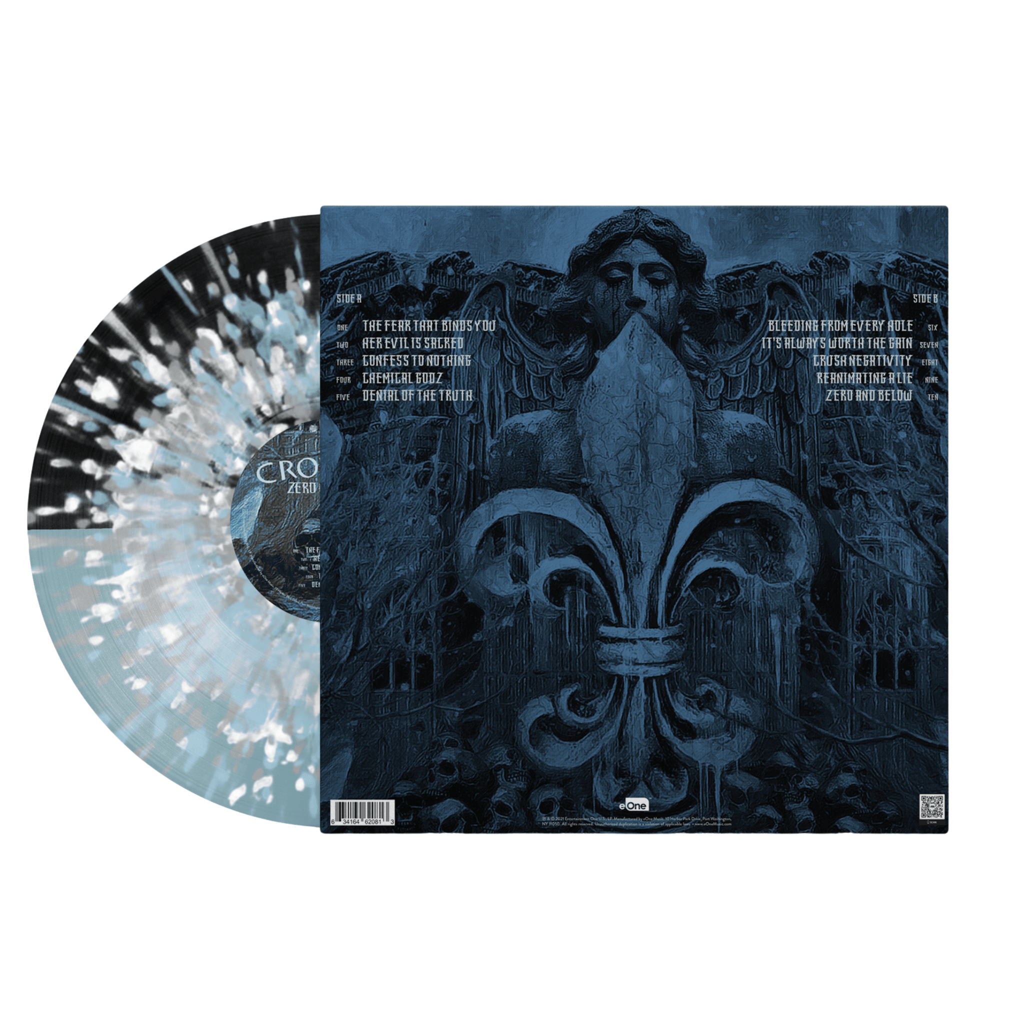 Crowbar Zero And Below Album Half/Half Splatter Vinyl Crowbar NOLA