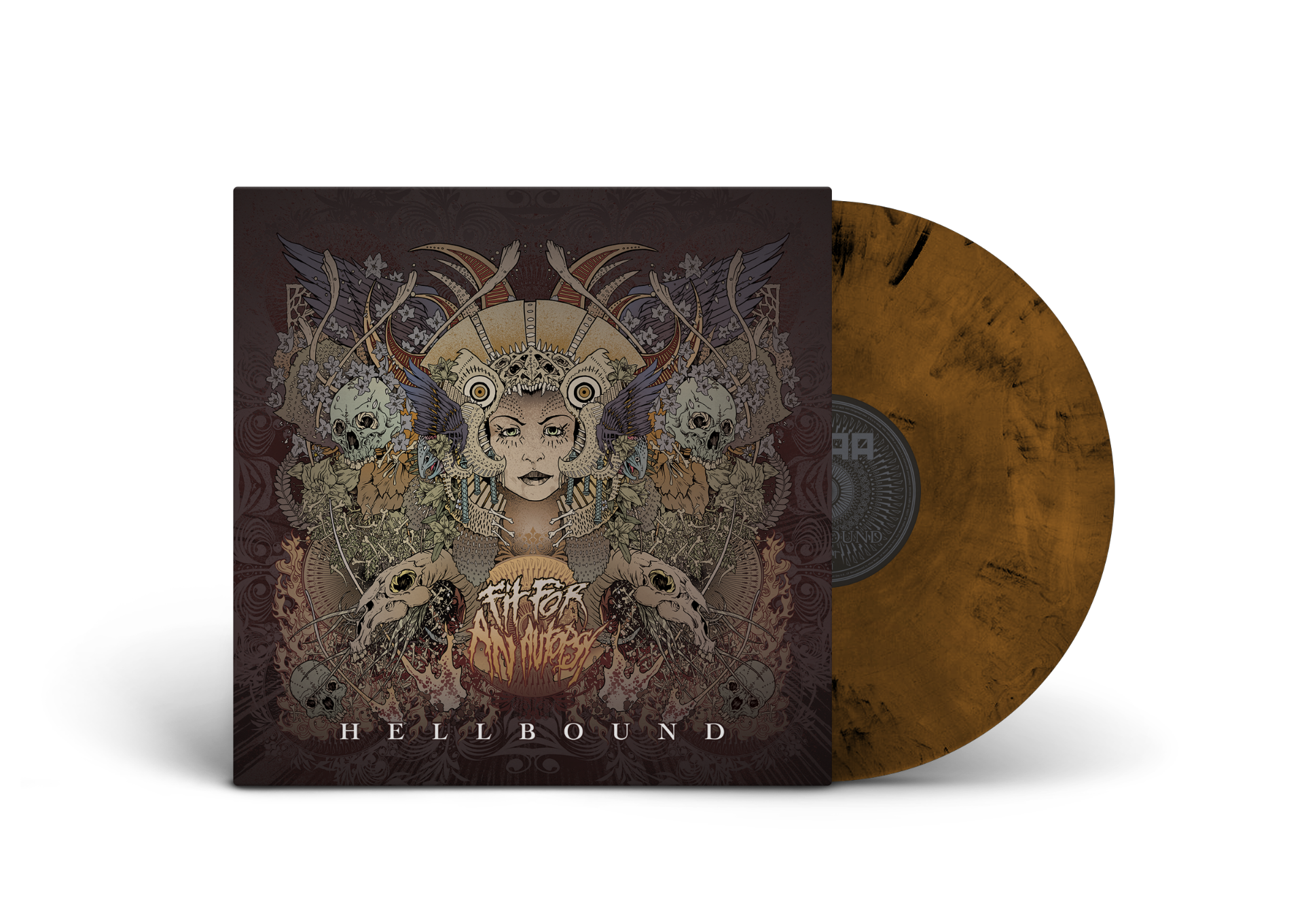 Fit For An Autopsy - "Hellbound" Brown w/ Black Marble Vinyl LP