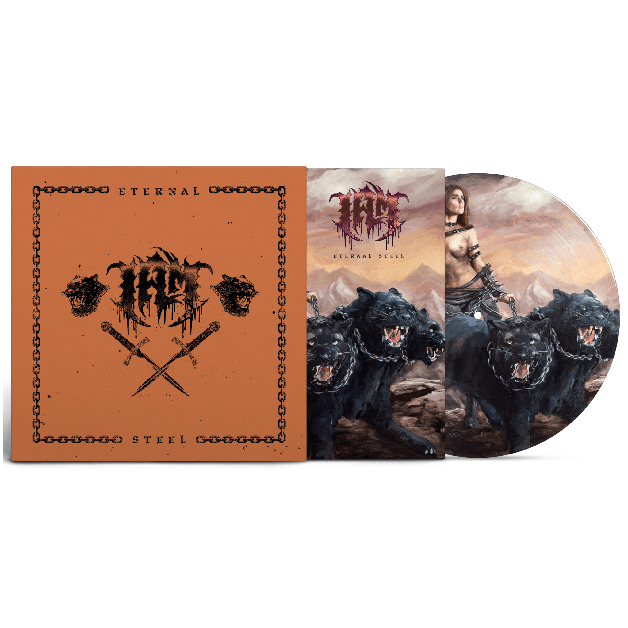 I AM Eternal Steel Picture Disc TX Death Metal Thrash Metal