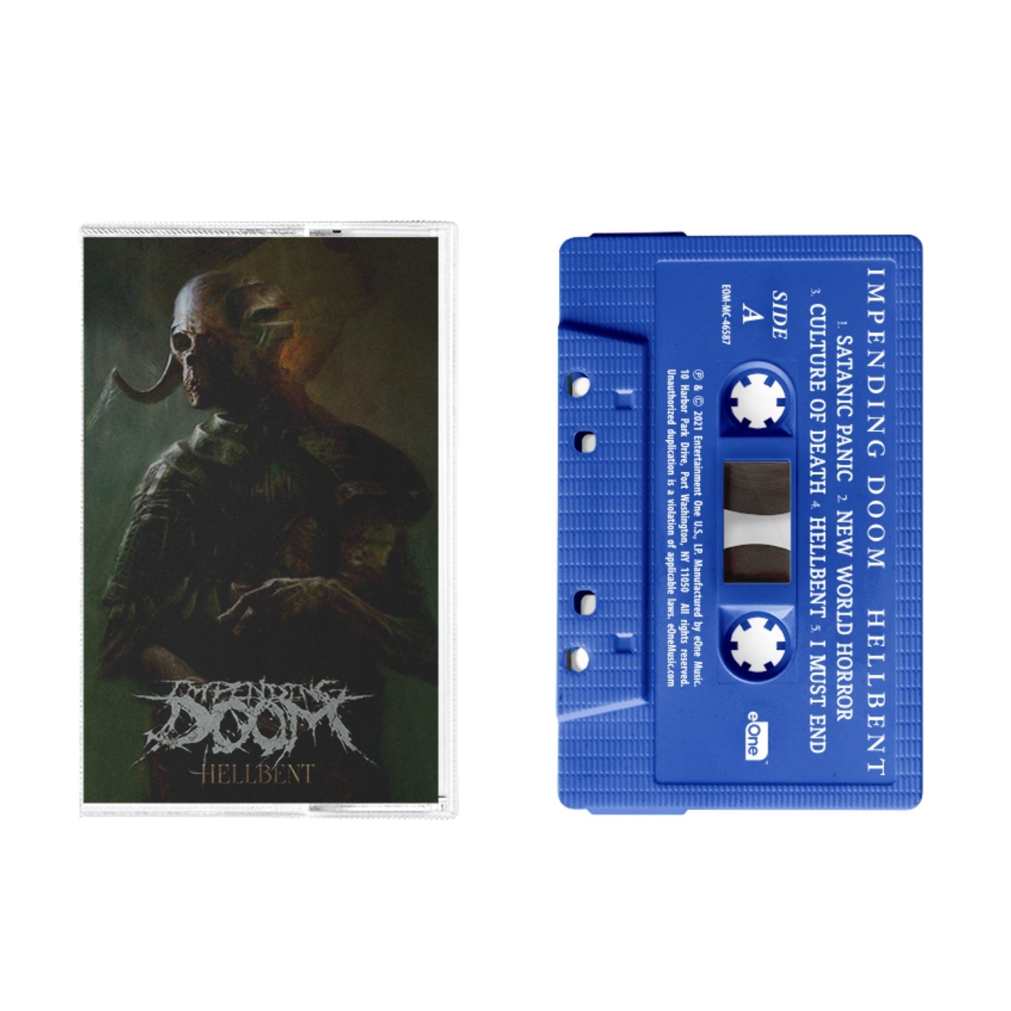 Impending Doom Hellbent Sonic Blue Cassette Tape