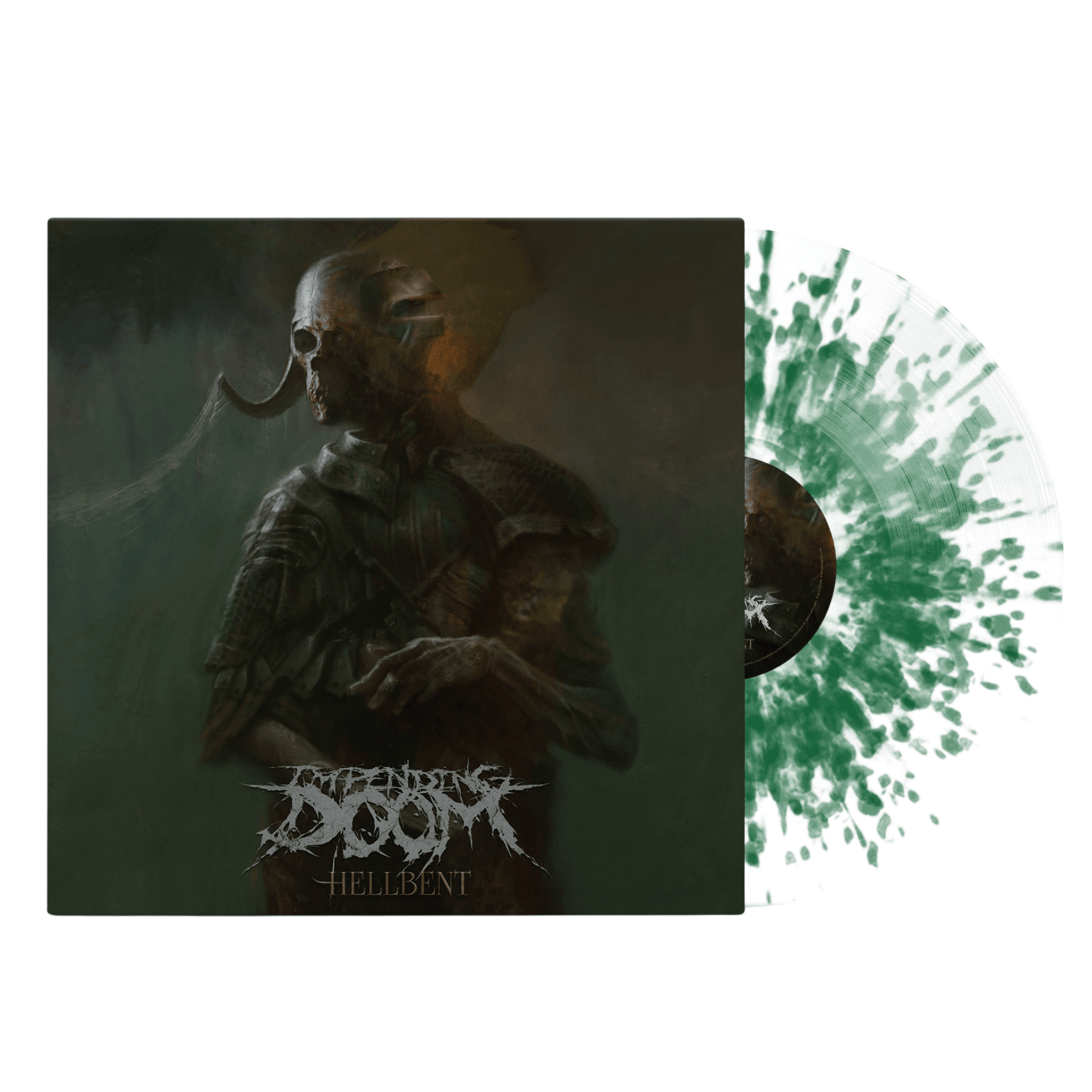 Impending Doom Hellbent Clear Green Splatter Vinyl