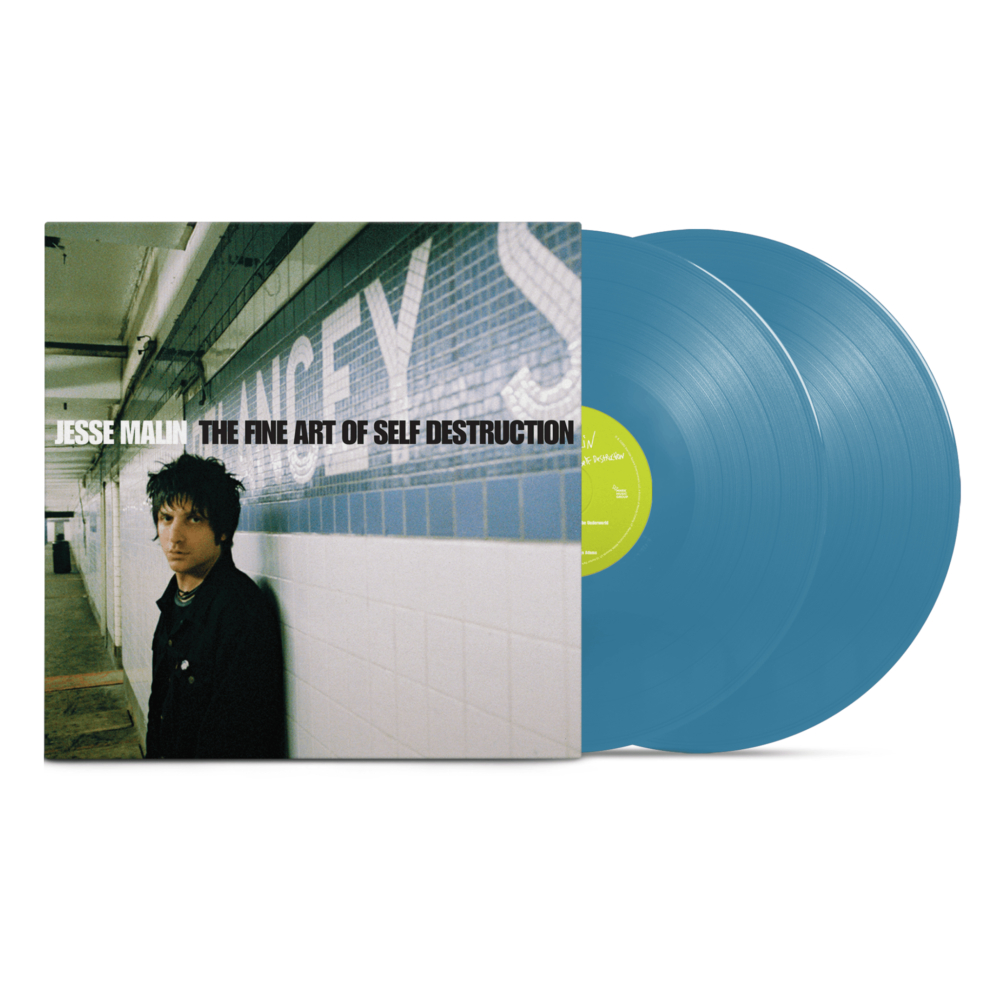 Jesse Malin The Fine Art of Self Destruction Vinyl 20th Anniversary Pressing Sea Glass Blue Vinyl LP Jesse Malin Indie Rock