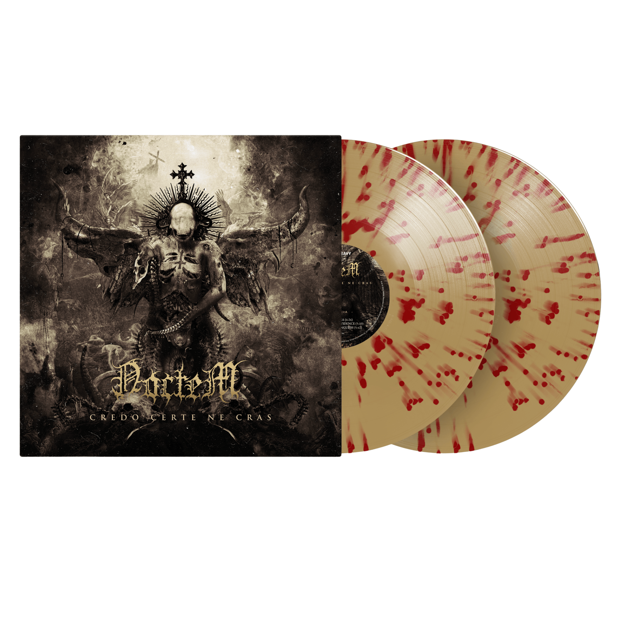 Noctem Spain Black Metal Band Merch Noctem Credo Certe Ne Cras Double Vinyl LP