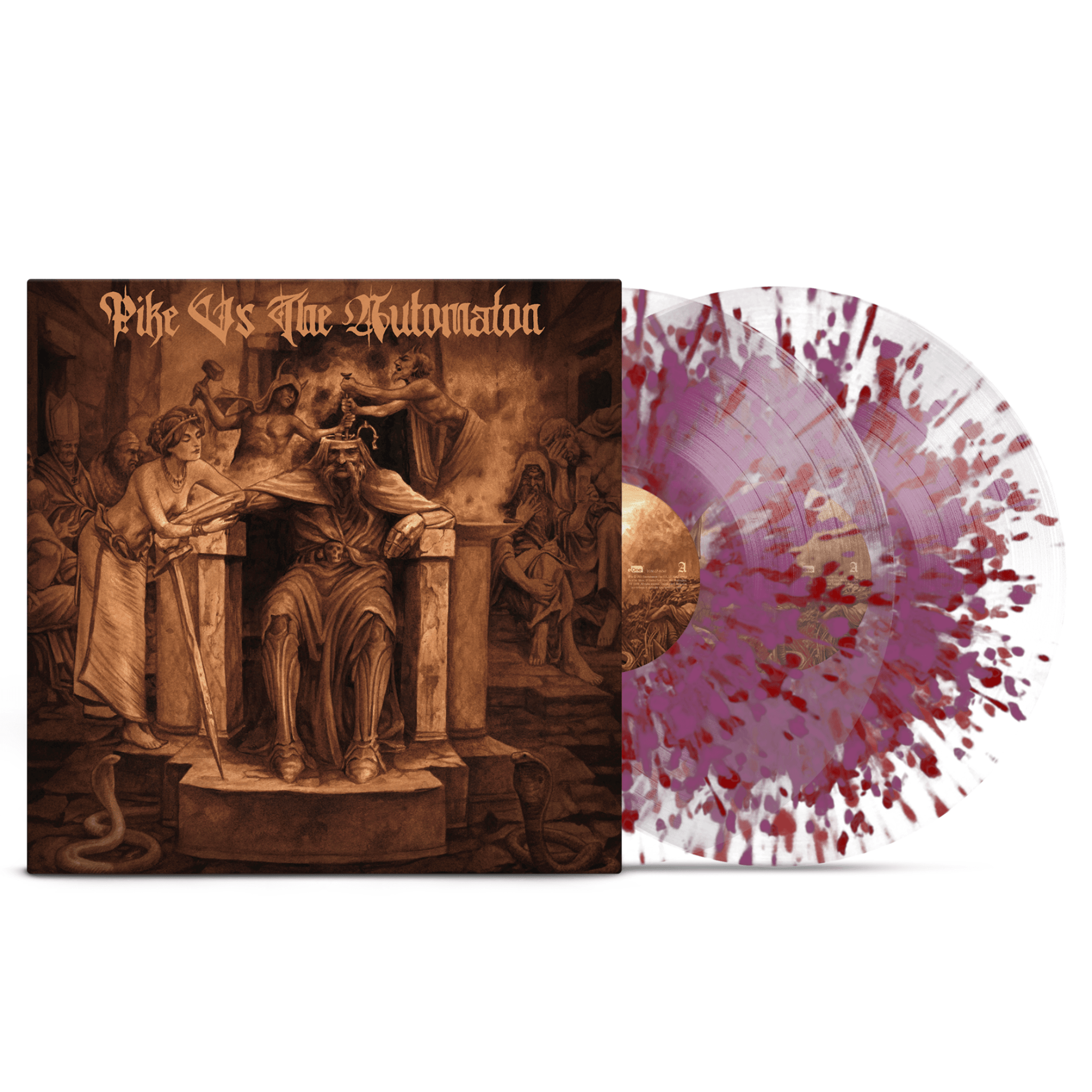 Pike vs The Automaton Matt Pike Solo Project Clear Splatter Vinyl