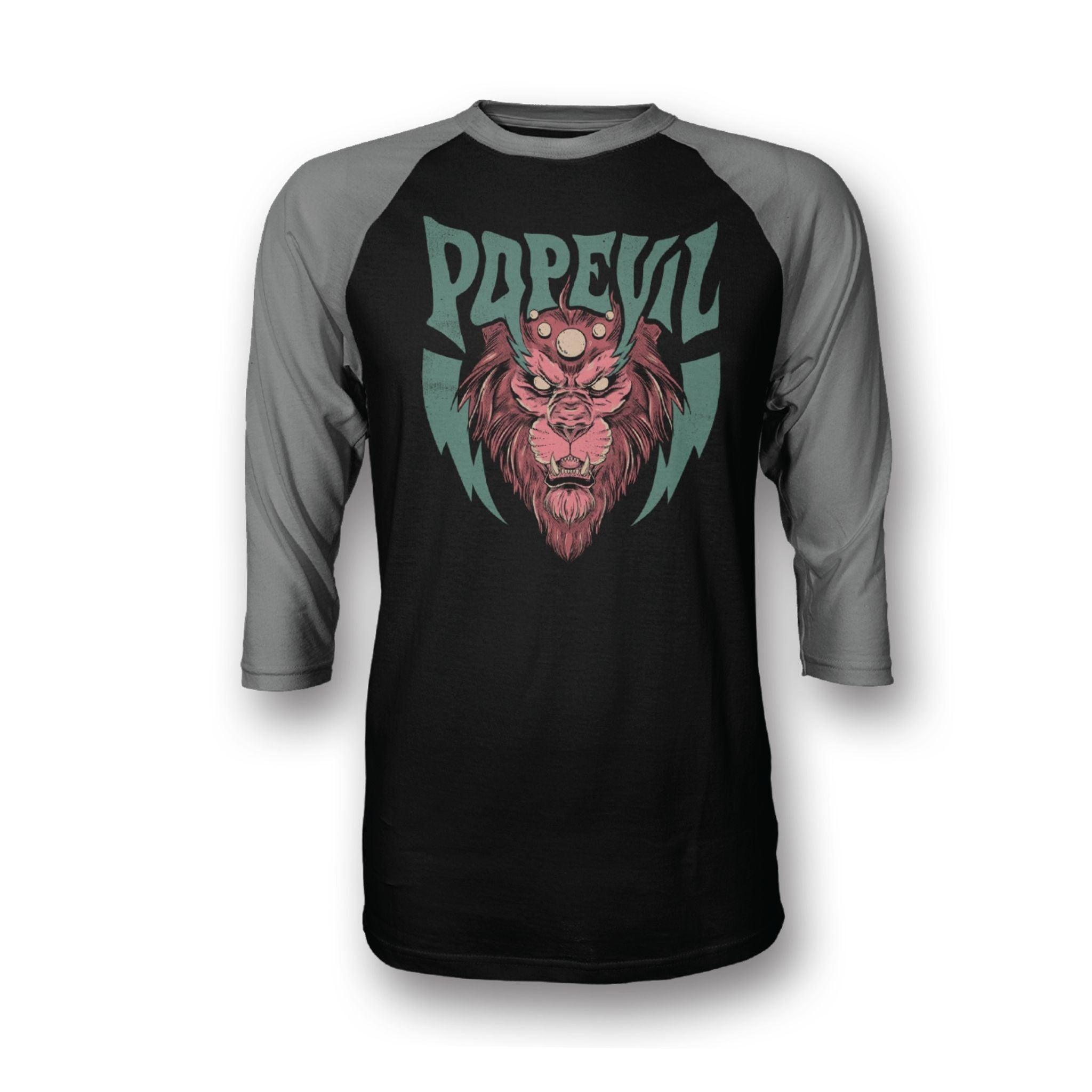 Pop Evil - "Versatile Lion" Baseball Tee - MNRK Heavy