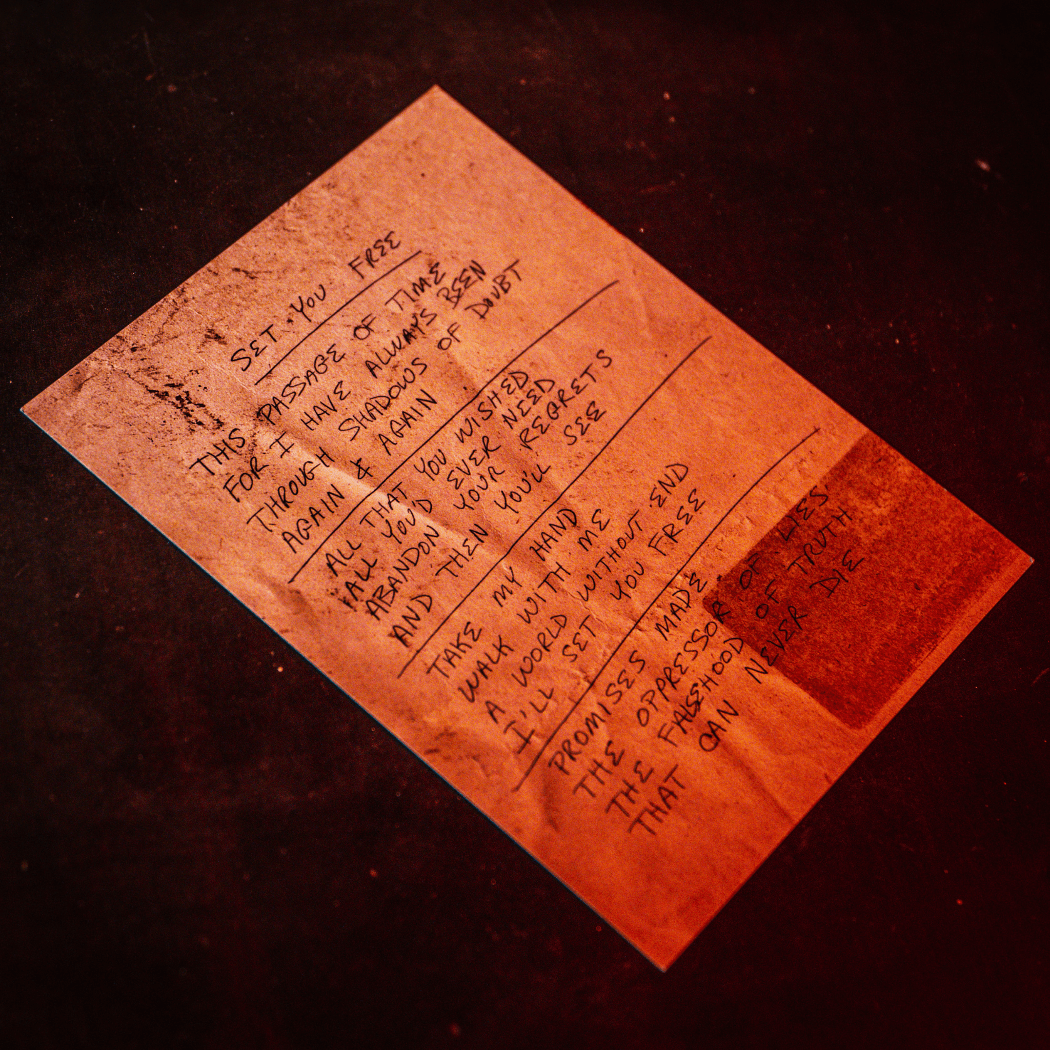 Black Label Society Doom Crew Inc Zakk Wylde Autograph Signature Deluxe Edition Lyric Sheet