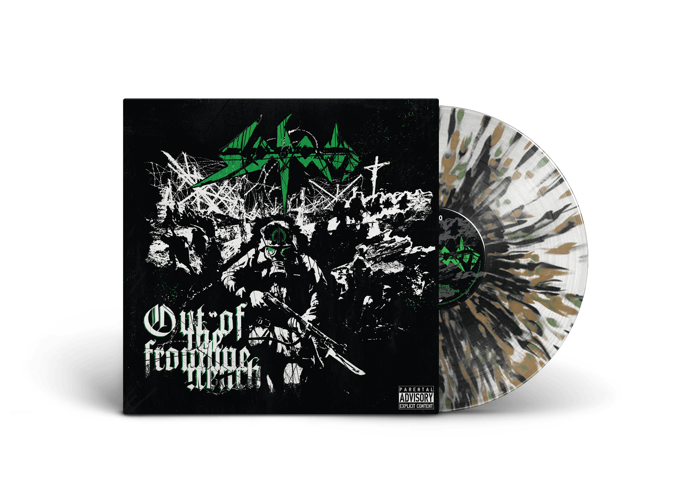 Sodom - "Out Of The Frontline Trench" Splatter LP Vinyl - MNRK Heavy