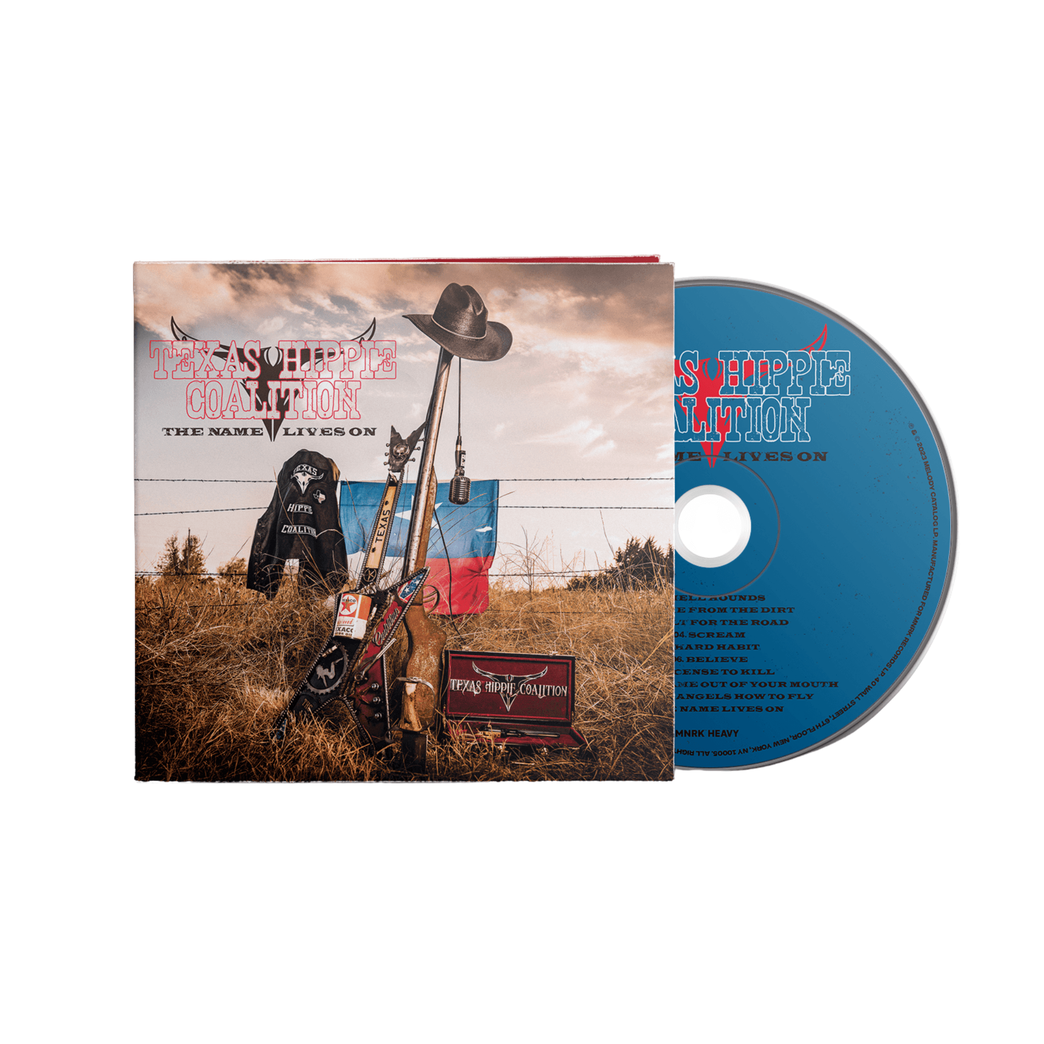 Texas Hippie Coalition Southern Rock Heavy Metal Band THC Merch The Name Lives On Southern Red Dirt Metal