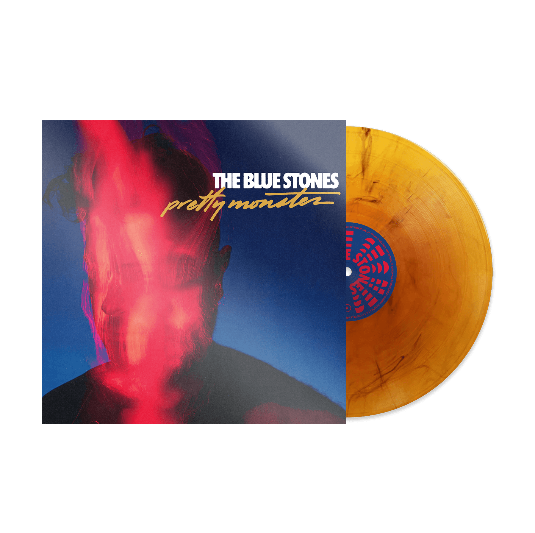 The Blue Stones - Pretty Monster Tiger Marble Vinyl - MNRK Heavy