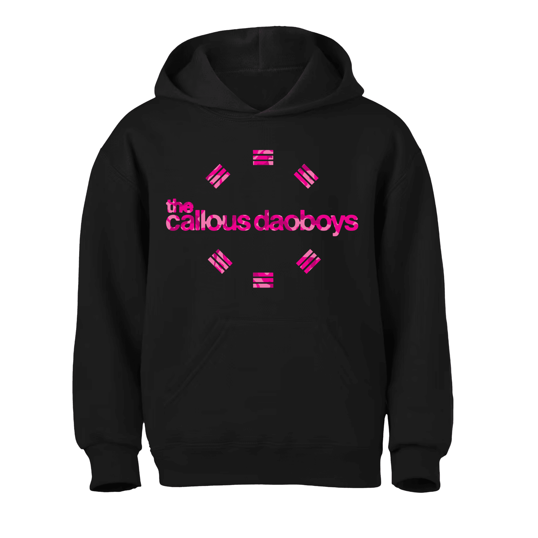 The Callous Daoboys Hoodie Pink Logo Merch Celebrity Therapist Mathcore MNRK Heavy