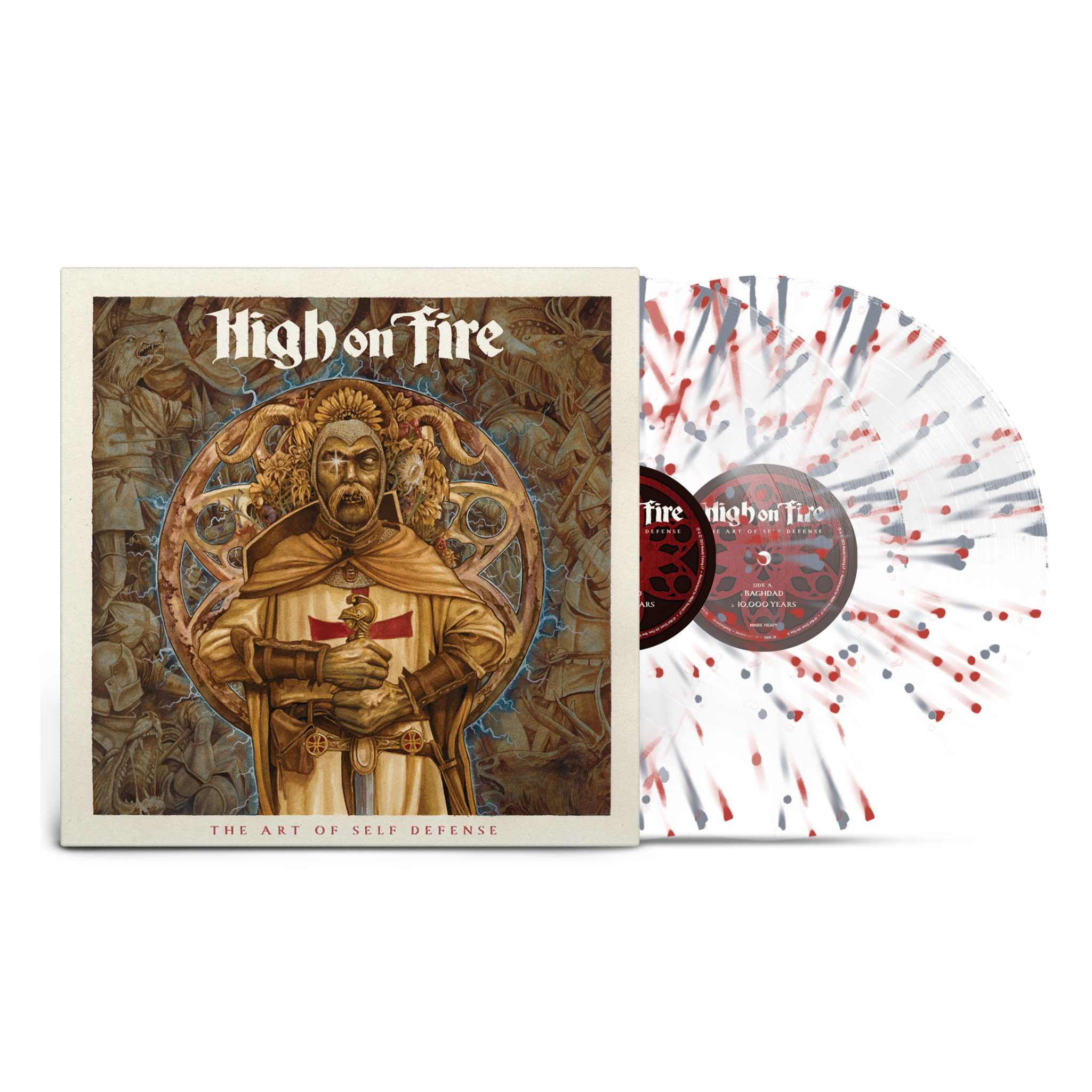 High On Fire - The Art Of Self Defense Splatter Vinyl