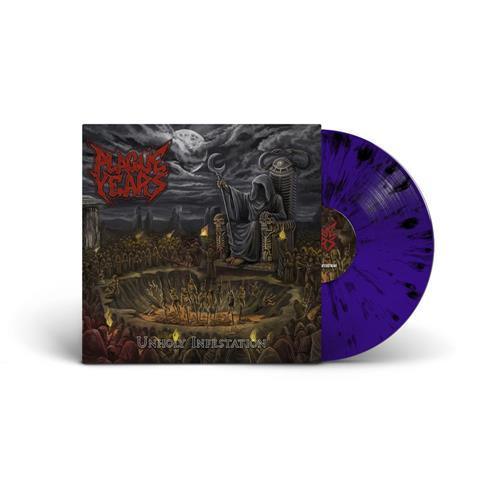 Plague Years - "Unholy Infestation" Purple W/ Black Splatter LP Vinyl - MNRK Heavy