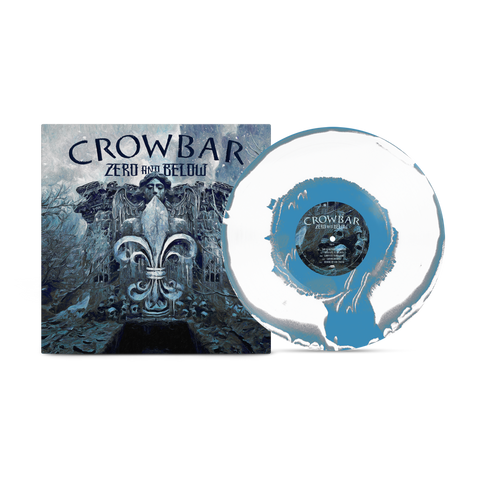 Crowbar  - Zero And Below Aside Bside Sky Blue, Grey & White Vinyl