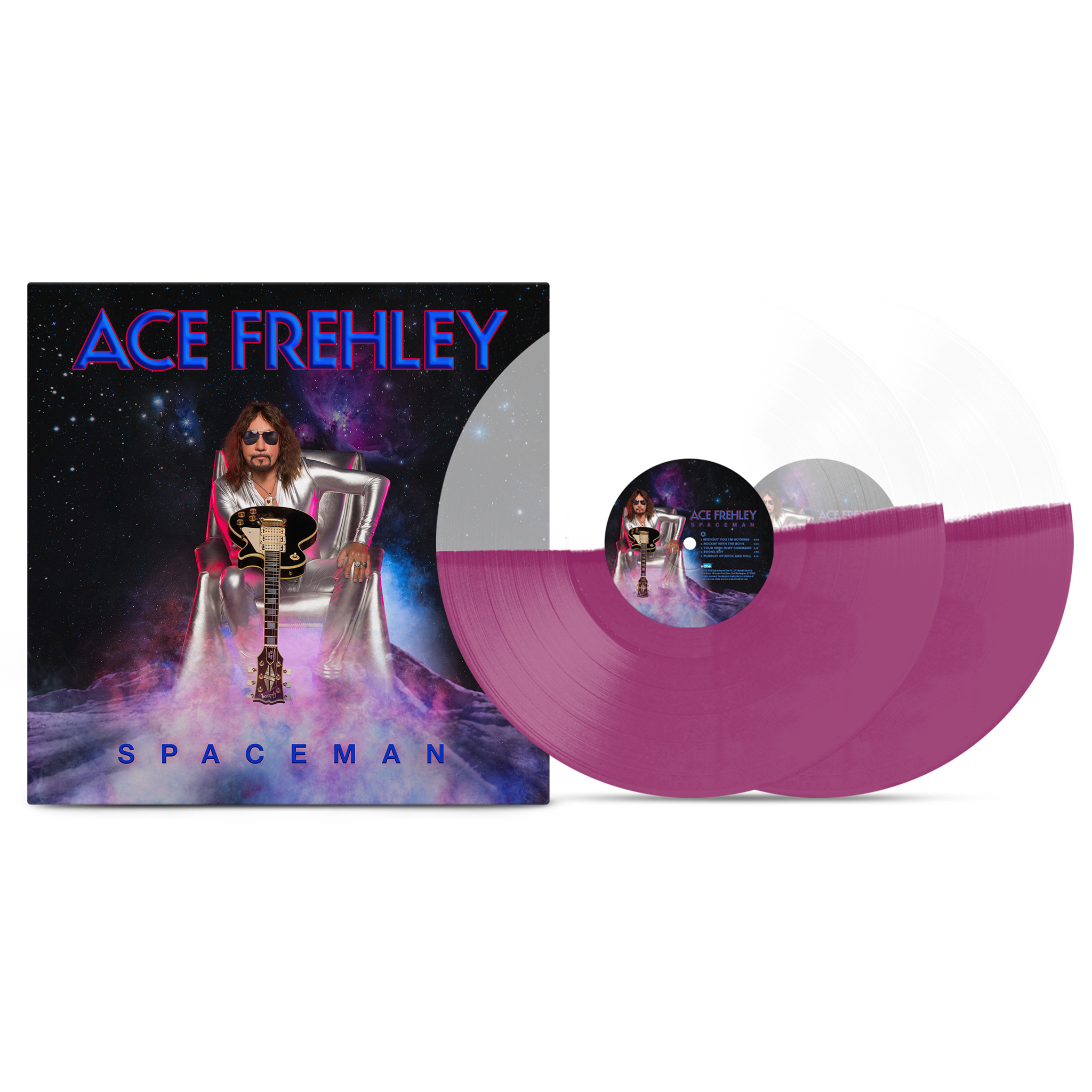 Ace Frehley - Spaceman - Clear & Grape Vinyl