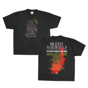 Bleed Yourself Shirts. Now on MNRK Heavy